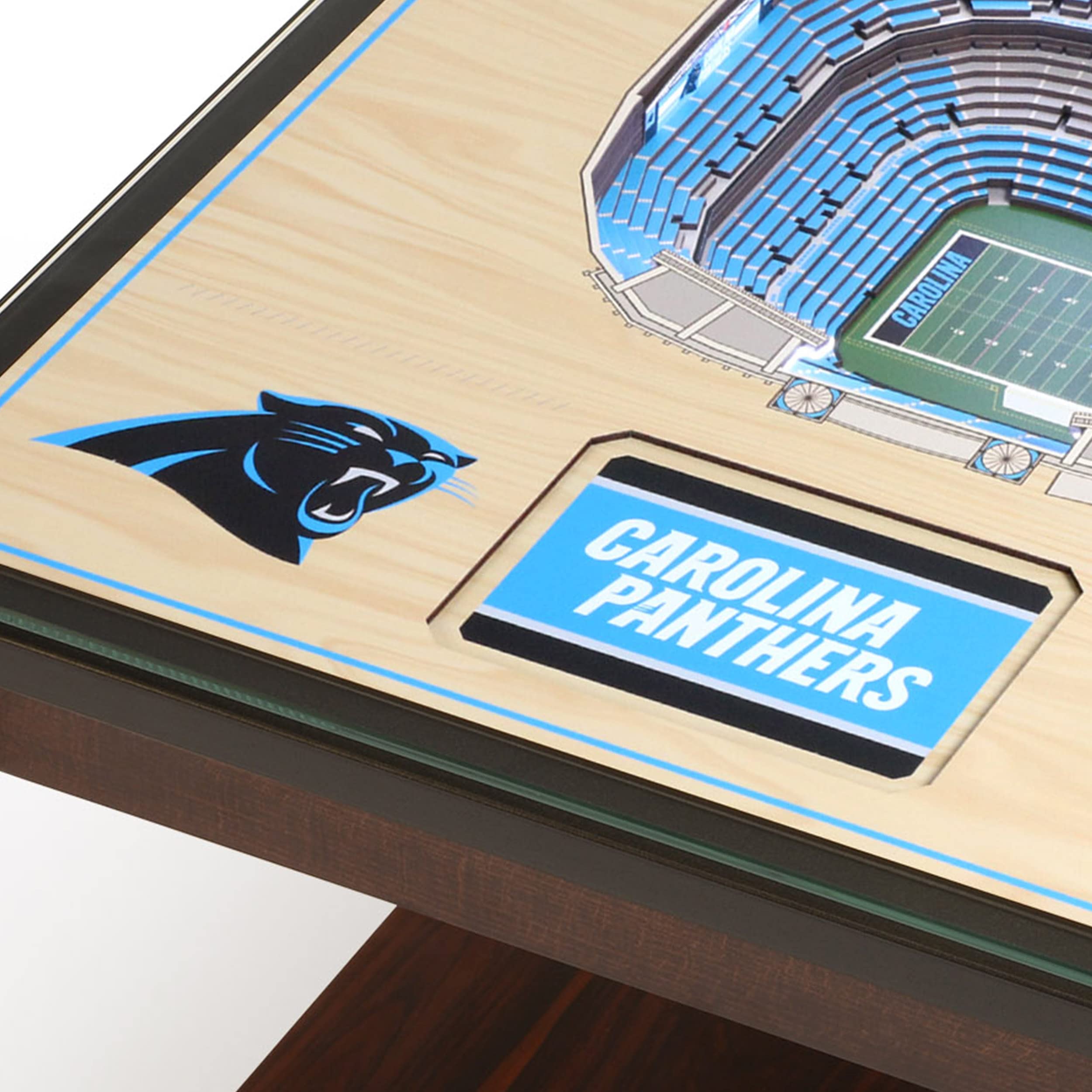 YouTheFan NFL Carolina Panthers 25-Layer StadiumViews Lighted End Table - Bank of America Stadium - Sports Collectibles, Sports Memorabilia, Sports Fan Shop, Sports Gifts