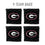YouTheFan NCAA Georgia Bulldogs - Cornhole Bags - 4PK - Black - Sports Collectibles, Sports Memorabilia, Sports Fan Shop, Sports Gifts
