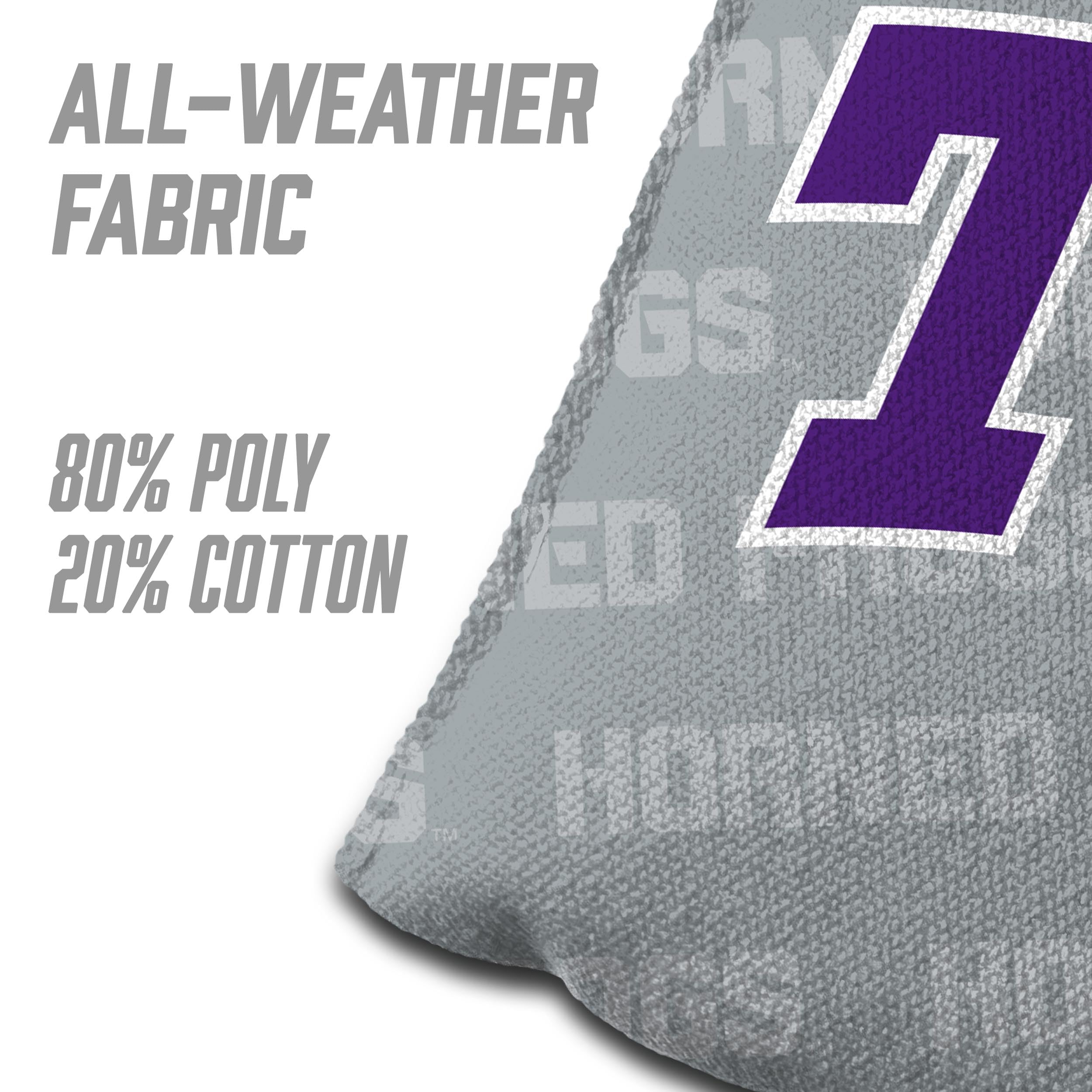 YouTheFan NCAA TCU Horned Frogs Cornhole Bags - 4PK - Grey - Sports Collectibles, Sports Memorabilia, Sports Fan Shop, Sports Gifts