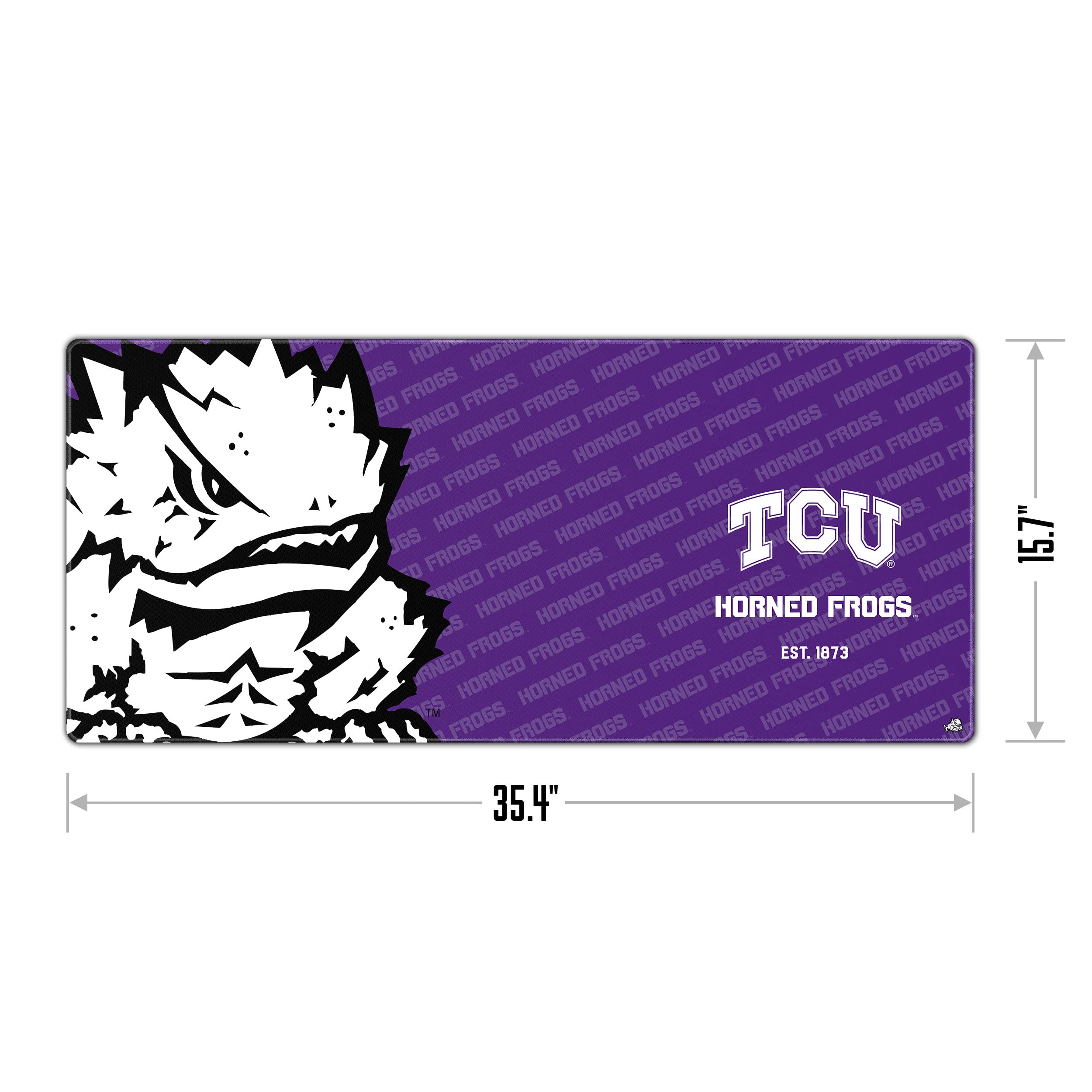 YouTheFan NCAA TCU Horned Frogs Logo Series Desk Pad - Sports Collectibles, Sports Memorabilia, Sports Fan Shop, Sports Gifts