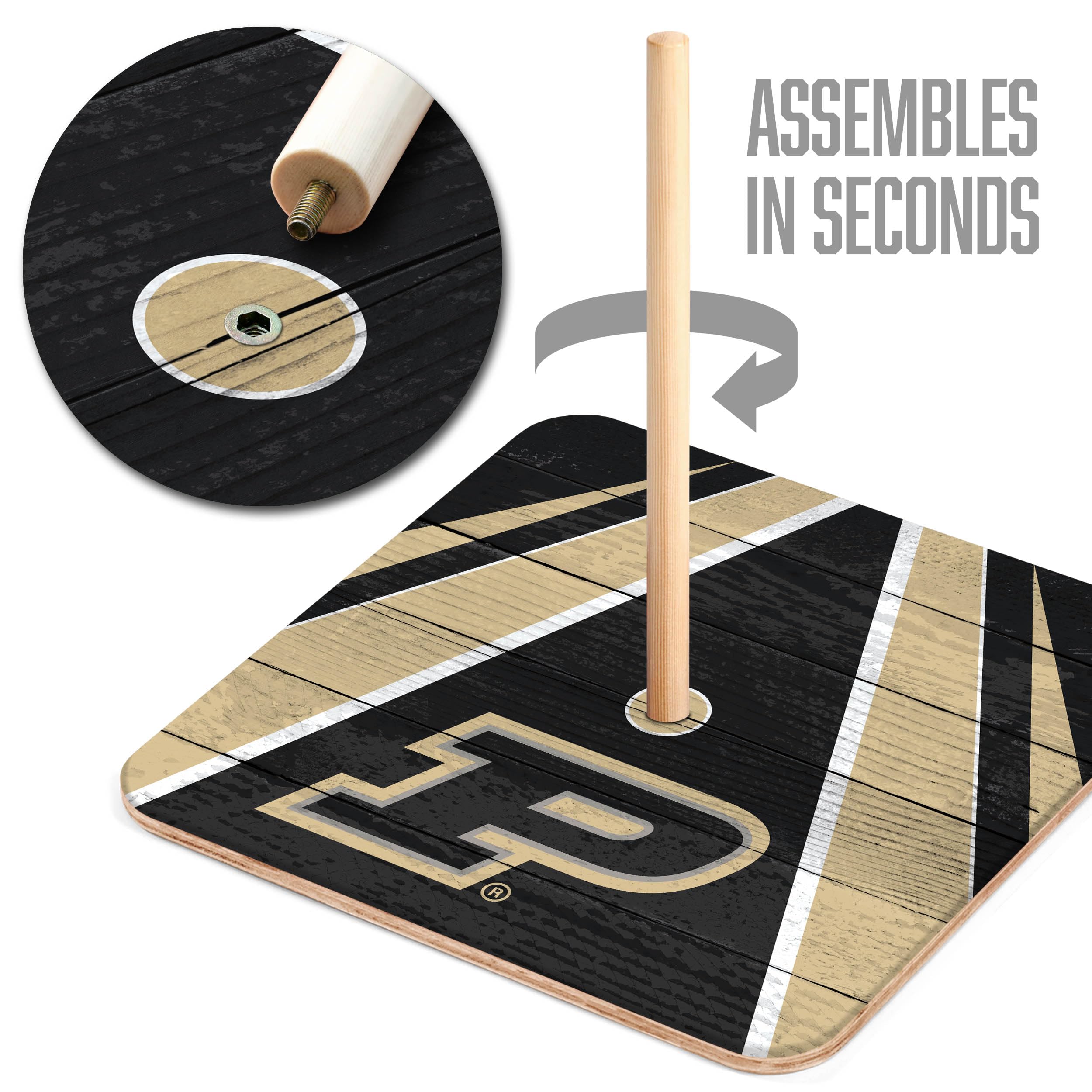 YouTheFan NCAA Purdue Boilermakers Horseshoe Bags - Sports Collectibles, Sports Memorabilia, Sports Fan Shop, Sports Gifts