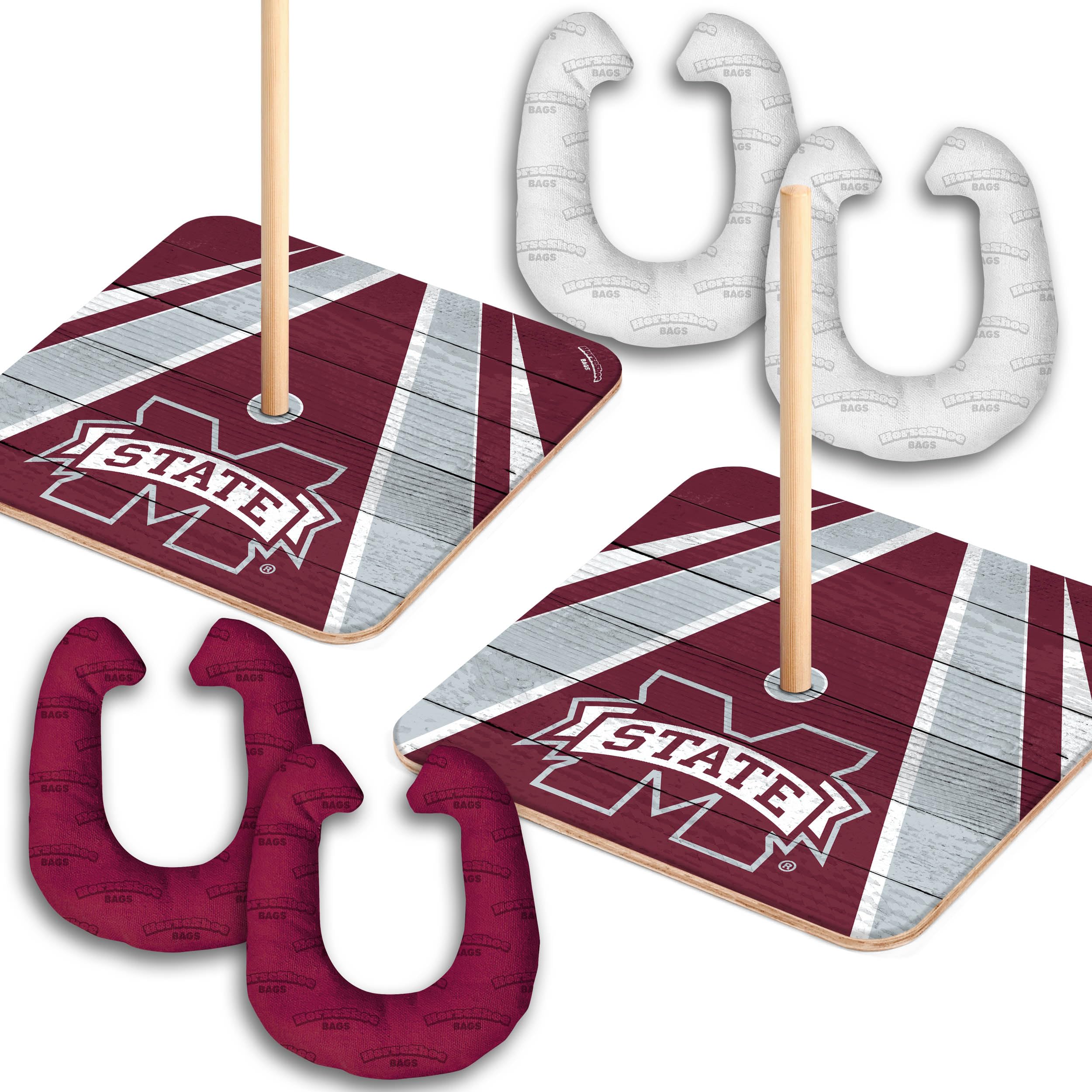 YouTheFan NCAA Mississippi State Bulldogs Horseshoe Bags - Sports Collectibles, Sports Memorabilia, Sports Fan Shop, Sports Gifts