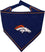 Denver Broncos Tie Around Bandana Pets First - Sports Collectibles, Sports Memorabilia, Sports Fan Shop, Sports Gifts