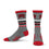For Bare Feet Mens NCAA UNLV Rebels 5 Star Crew Sock Marble Grey Large - Sports Gifts, Sports Memorabilia, Sports Collectibles, Fan Shop
