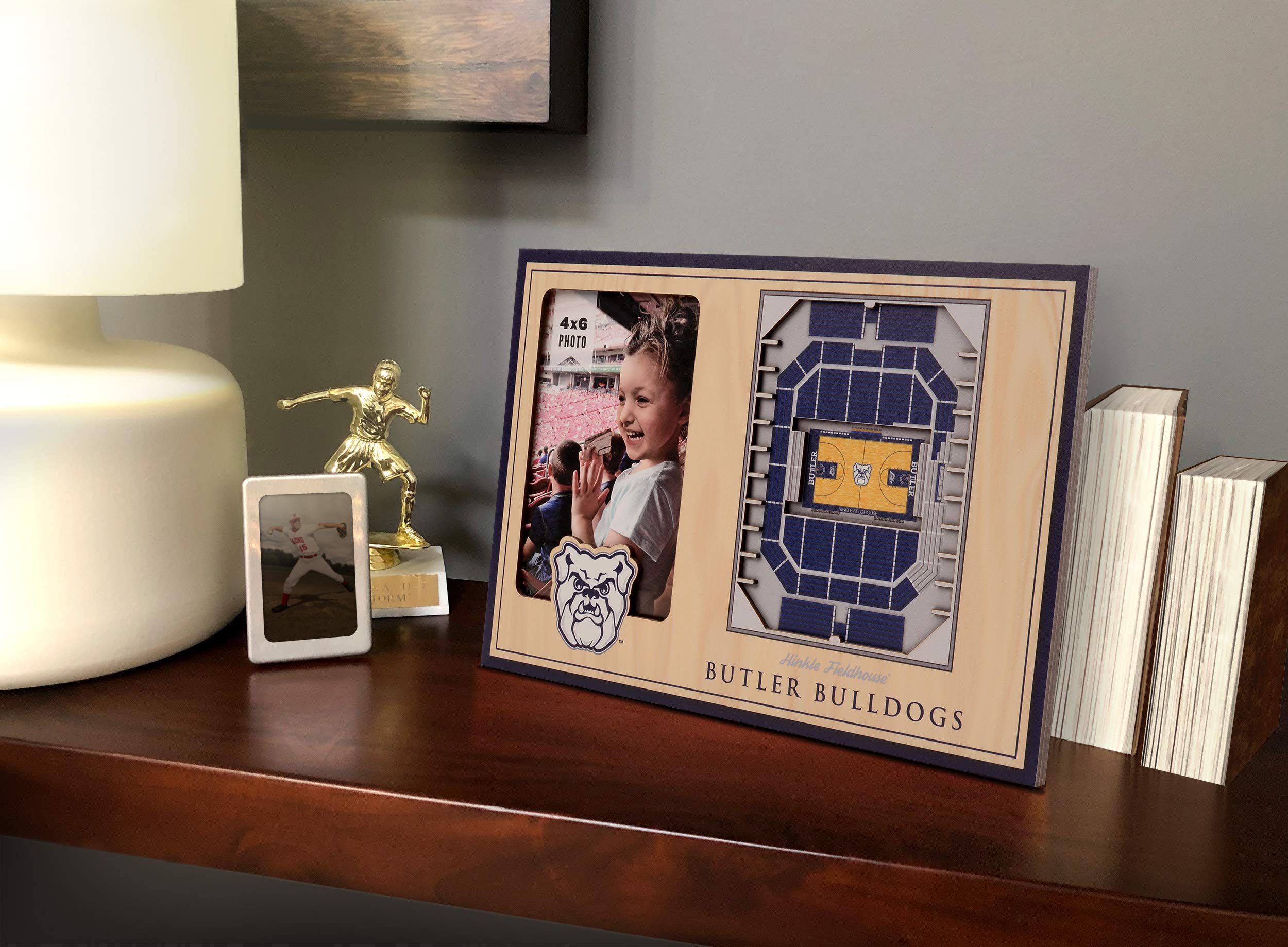 YouTheFan NCAA Butler Bulldogs 3D StadiumView Picture Frame - Hinkle Fieldhouse - Sports Collectibles, Sports Memorabilia, Sports Fan Shop, Sports Gifts