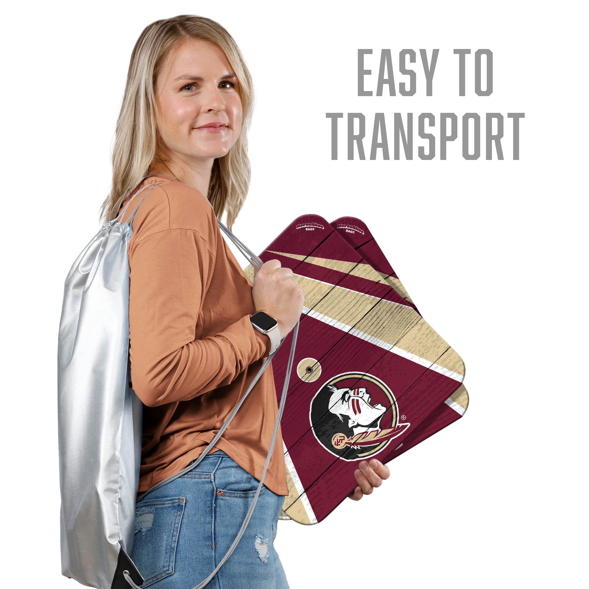 YouTheFan NCAA Florida State Seminoles Horseshoe Bags - Sports Collectibles, Sports Memorabilia, Sports Fan Shop, Sports Gifts