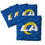YouTheFan NFL Los Angeles Rams Cornhole Bags - 4PK - Blue - Sports Collectibles, Sports Memorabilia, Sports Fan Shop, Sports Gifts