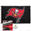 WinCraft Tampa Bay Buccaneers Embroidered Nylon Flag - Sports Collectibles, Sports Memorabilia, Sports Fan Shop, Sports Gifts