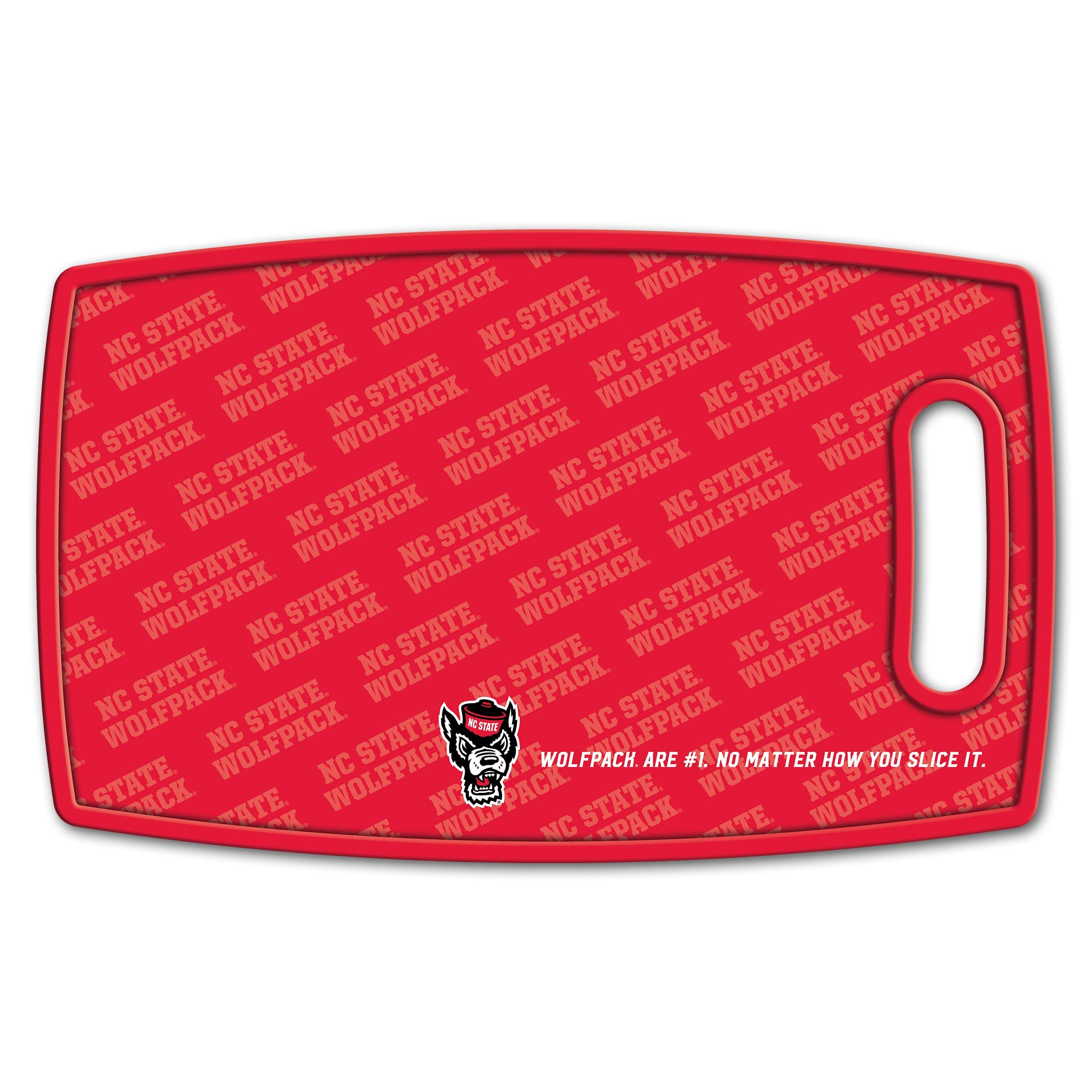 YouTheFan NCAA NC State Wolfpack Logo Series Cutting Board - Sports Collectibles, Sports Memorabilia, Sports Fan Shop, Sports Gifts