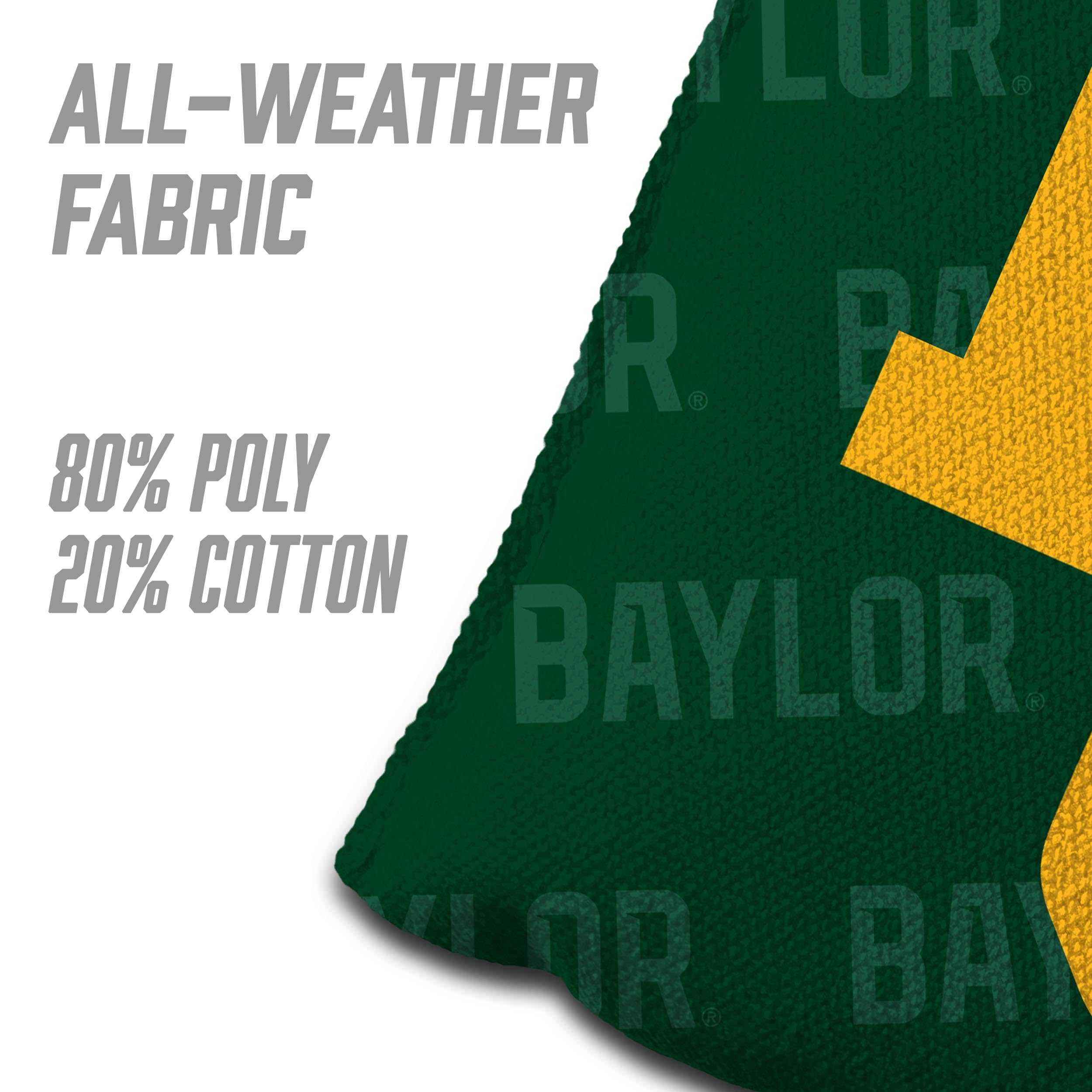 YouTheFan NCAA Baylor Bears Cornhole Bags - 4PK - Green - Sports Collectibles, Sports Memorabilia, Sports Fan Shop, Sports Gifts
