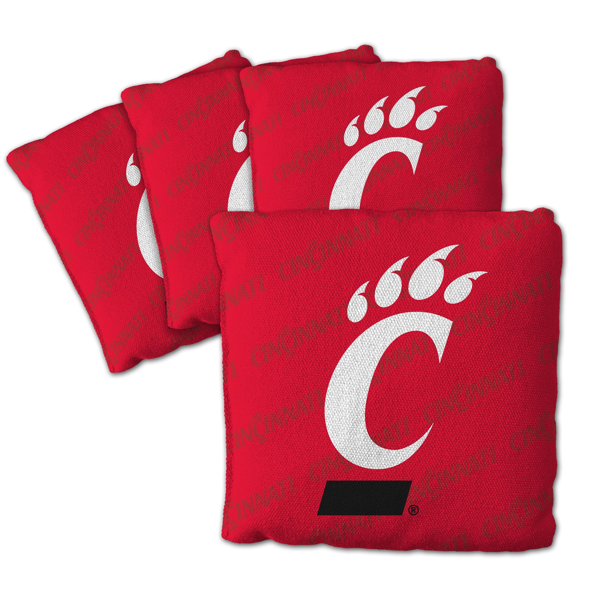 YouTheFan NCAA Cincinnati Bearcats Cornhole Bags - 4PK - Red - Sports Collectibles, Sports Memorabilia, Sports Fan Shop, Sports Gifts