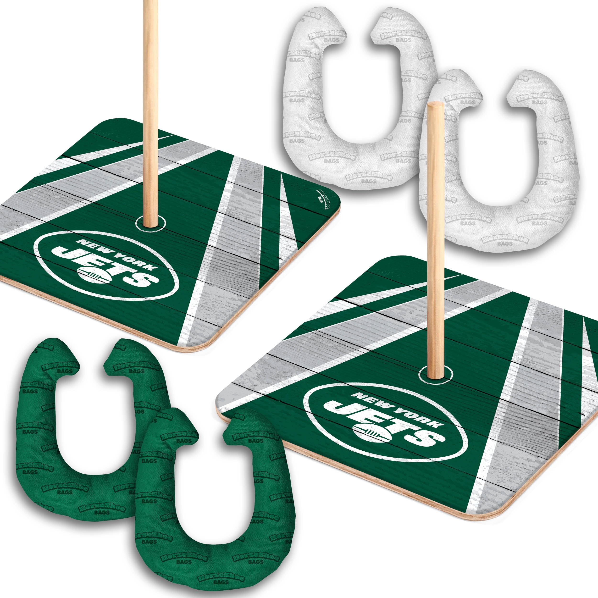 YouTheFan NFL New York Jets Horseshoe Bags Game - Sports Collectibles, Sports Memorabilia, Sports Fan Shop, Sports Gifts