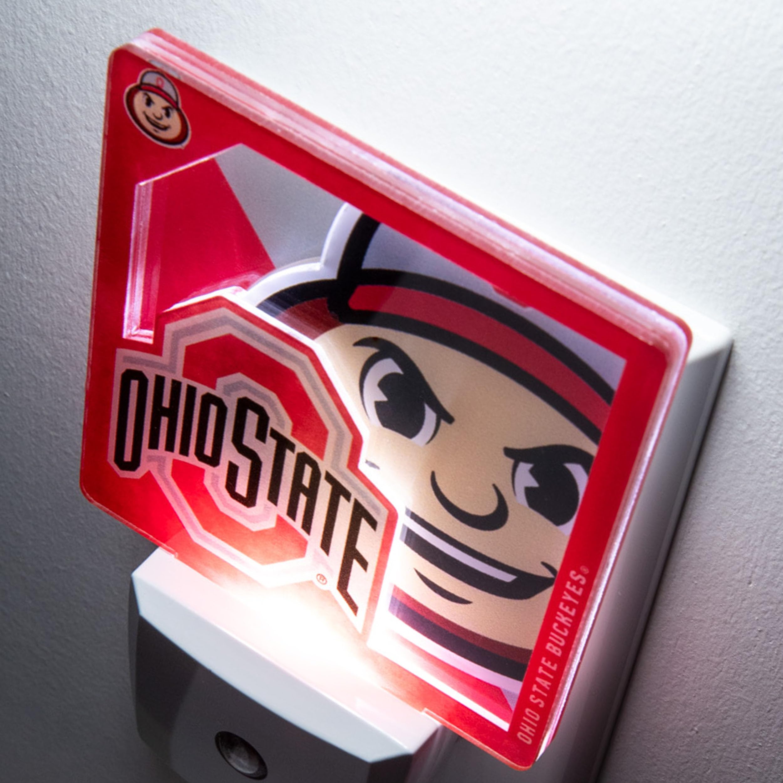 YouTheFan NCAA Ohio State Buckeyes Logo Series Nite Light - Sports Collectibles, Sports Memorabilia, Sports Fan Shop, Sports Gifts
