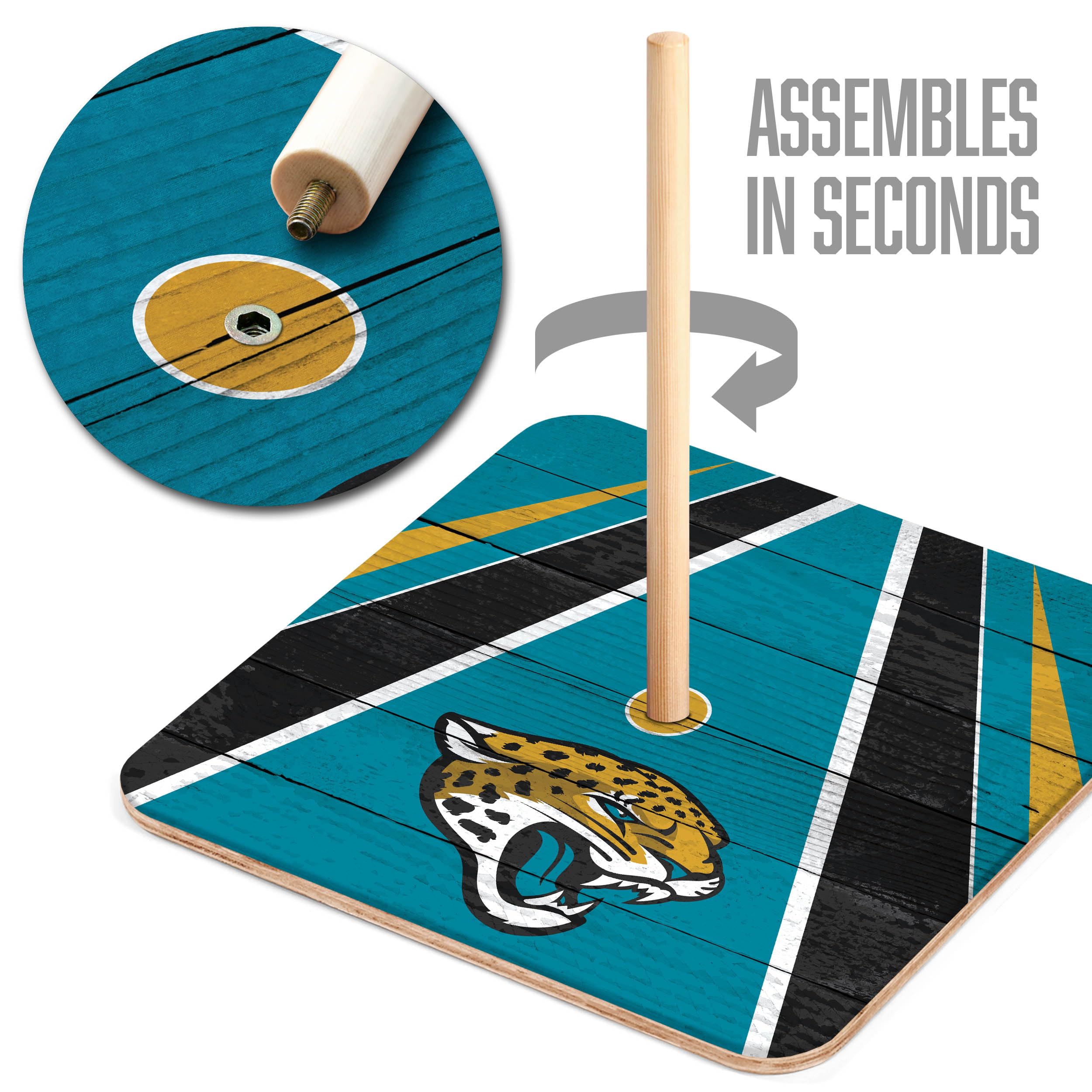 YouTheFan NFL Jacksonville Jaguars Horseshoe Bags Game - Sports Collectibles, Sports Memorabilia, Sports Fan Shop, Sports Gifts