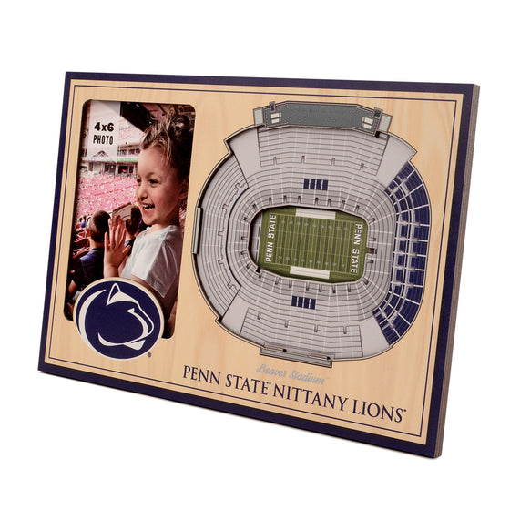 YouTheFan NCAA Penn State Nittany Lions 3D StadiumView Picture Frame - Beaver Stadium, 12" x 8" - Sports Collectibles, Sports Memorabilia, Sports Fan Shop, Sports Gifts