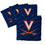YouTheFan NCAA Virginia Cavaliers Cornhole Bags - 4PK - Blue - Sports Collectibles, Sports Memorabilia, Sports Fan Shop, Sports Gifts
