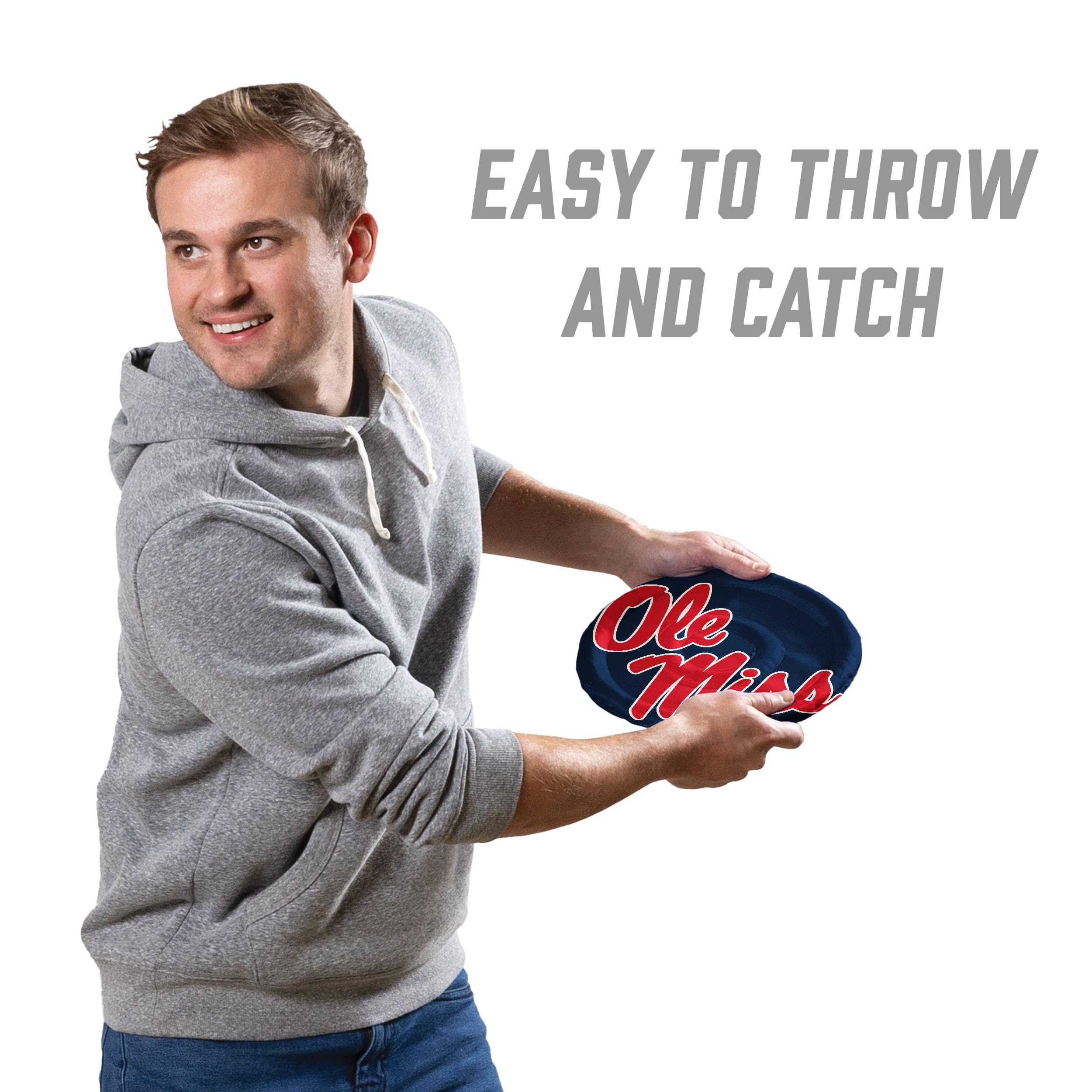 YouTheFan NCAA Mississippi Rebels Flimzee Bean-Bag Flying Disc - Sports Collectibles, Sports Memorabilia, Sports Fan Shop, Sports Gifts