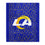 Pegasus Sports NFL Echo Team Wordmark Plush Blanket- Los Angeles Rams, 60x70 - Sports Gifts, Sports Memorabilia, Sports Collectibles, Fan Shop