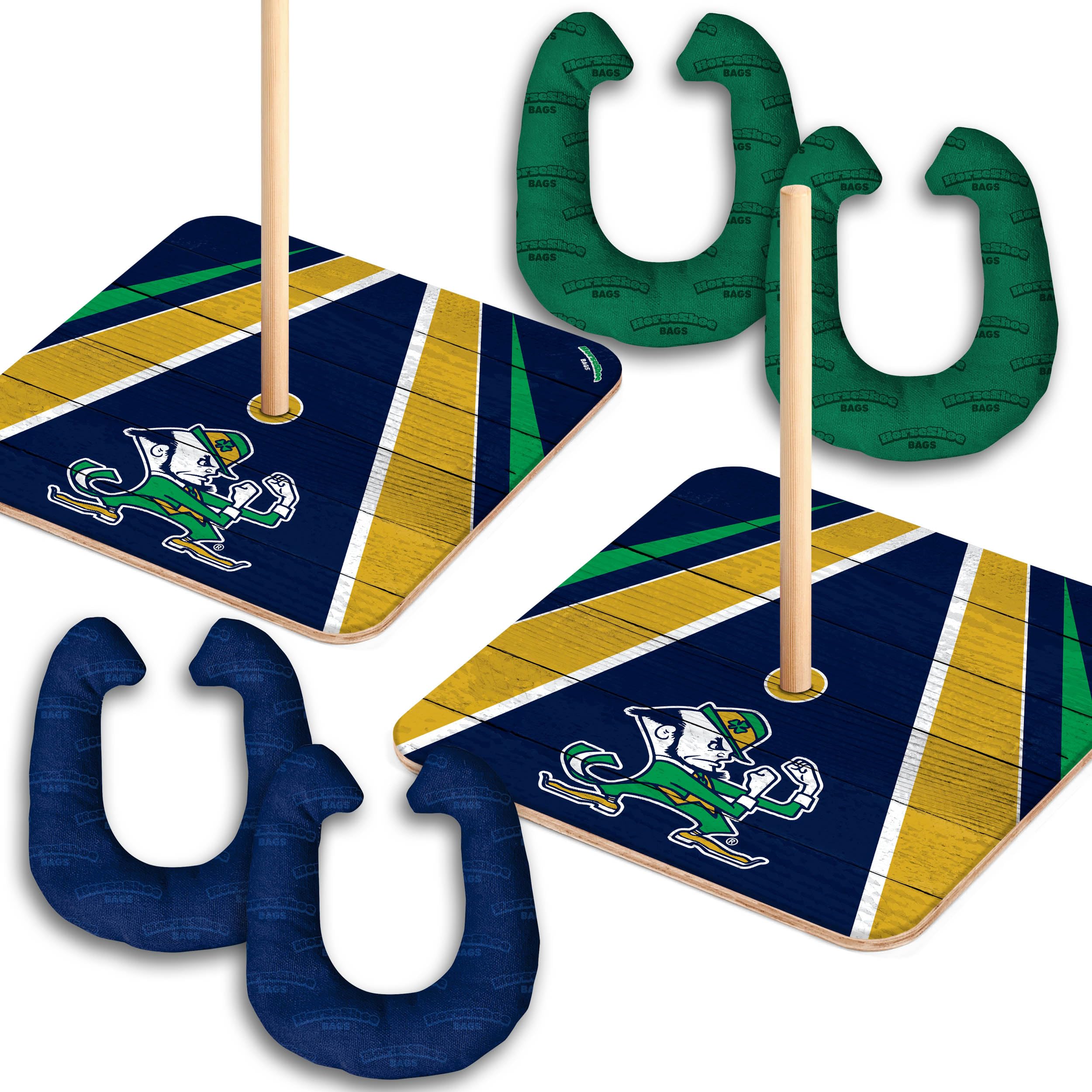 YouTheFan NCAA Notre Dame Fighting Irish Horseshoe Bags - Sports Collectibles, Sports Memorabilia, Sports Fan Shop, Sports Gifts