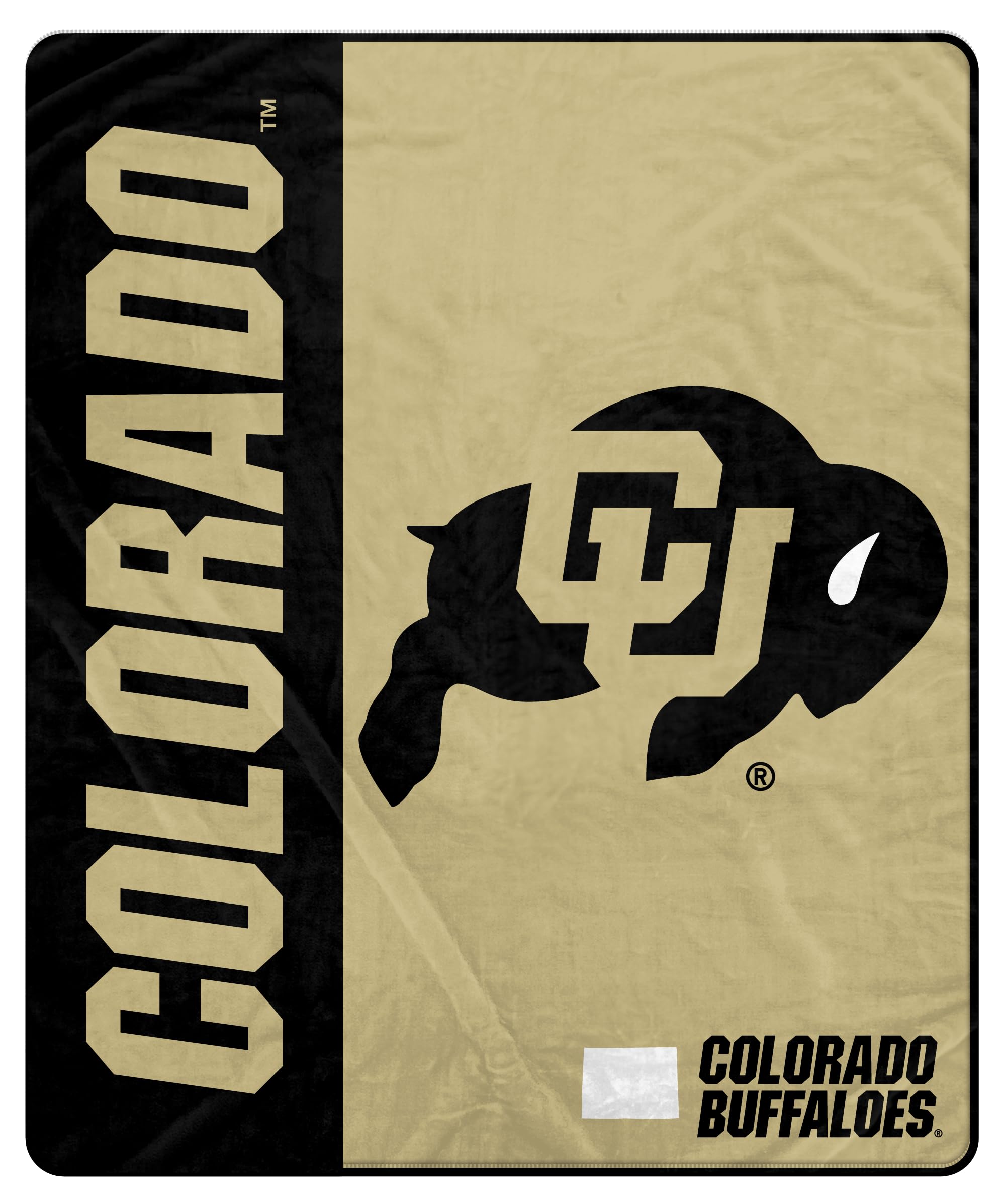 Proformance Home NCAA Colorado Buffaloes Endzone Ultra Soft Tailgate Throw - Sports Gifts, Sports Memorabilia, Sports Collectibles, Fan Shop
