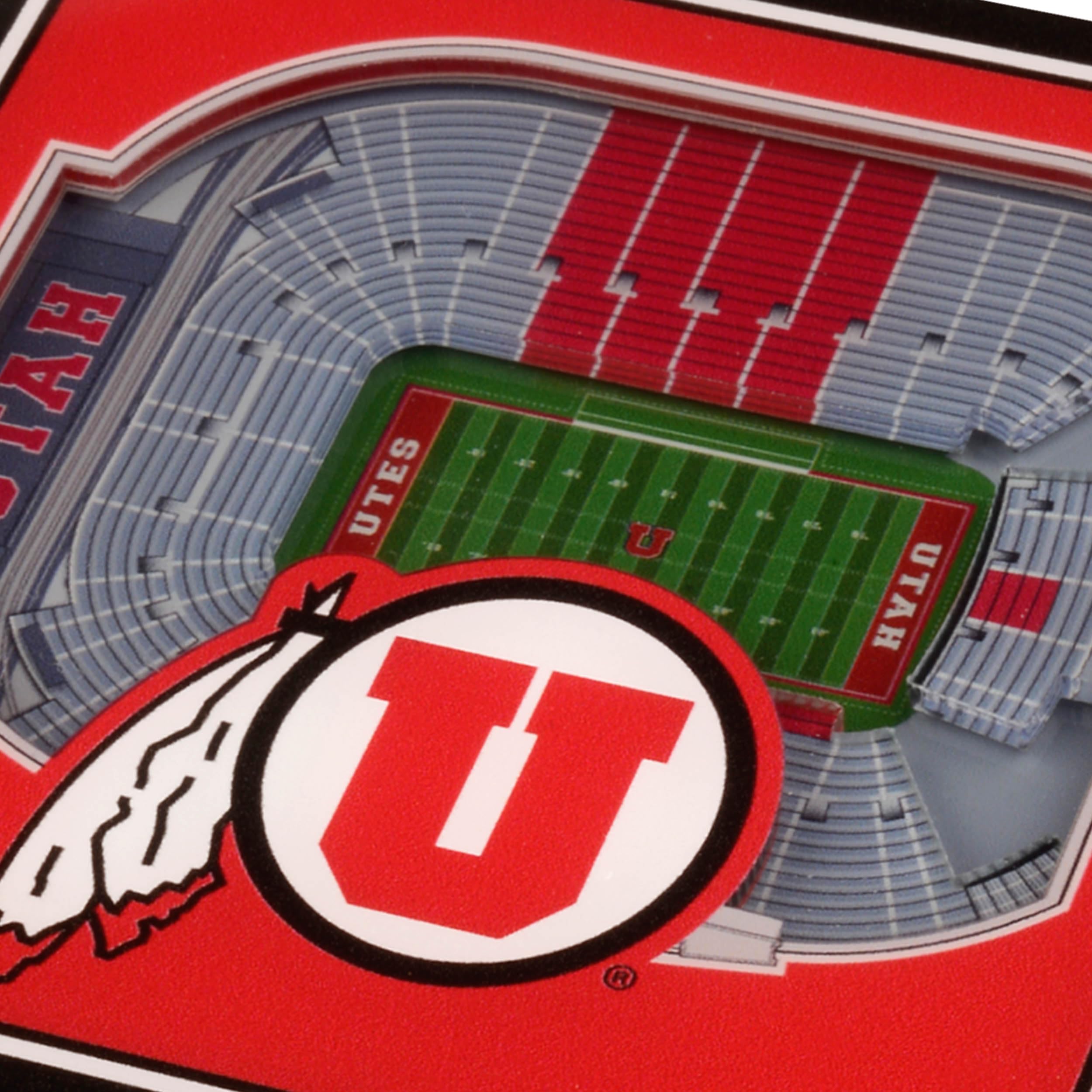 YouTheFan NCAA Utah Utes Licensed Fan Cribbage Wood Board Game - Sports Collectibles, Sports Memorabilia, Sports Fan Shop, Sports Gifts