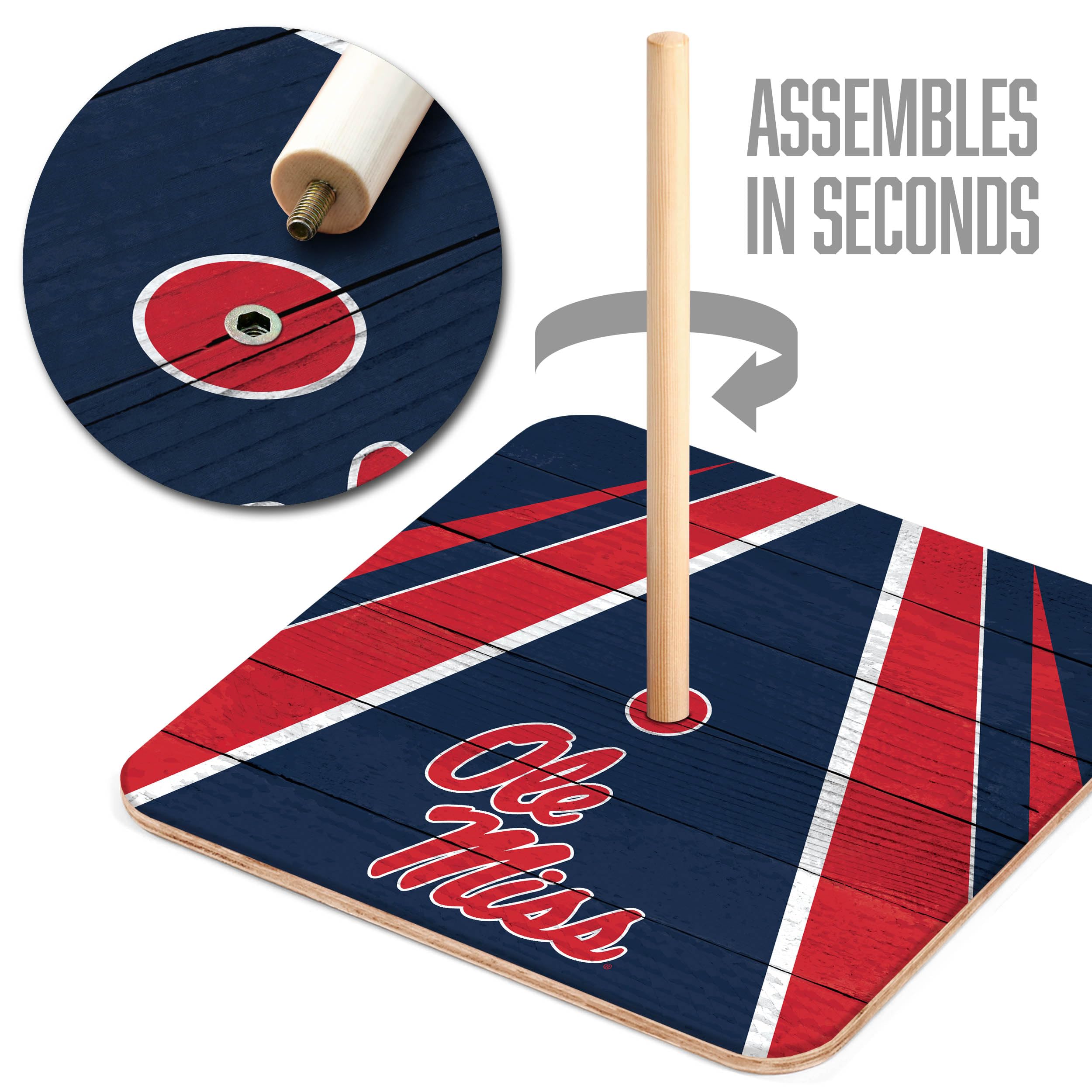 YouTheFan NCAA Mississippi Rebels Horseshoe Bags - Sports Collectibles, Sports Memorabilia, Sports Fan Shop, Sports Gifts