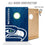 YouTheFan NFL Seattle Seahawks 2’ x 3’ Wood Cornhole Game with Logo Bags - Sports Collectibles, Sports Memorabilia, Sports Fan Shop, Sports Gifts