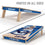 YouTheFan NCAA Creighton Bluejays 2’ x 4’ Professional Wood Cornhole Game with Logo Bags - Sports Collectibles, Sports Memorabilia, Sports Fan Shop, Sports Gifts
