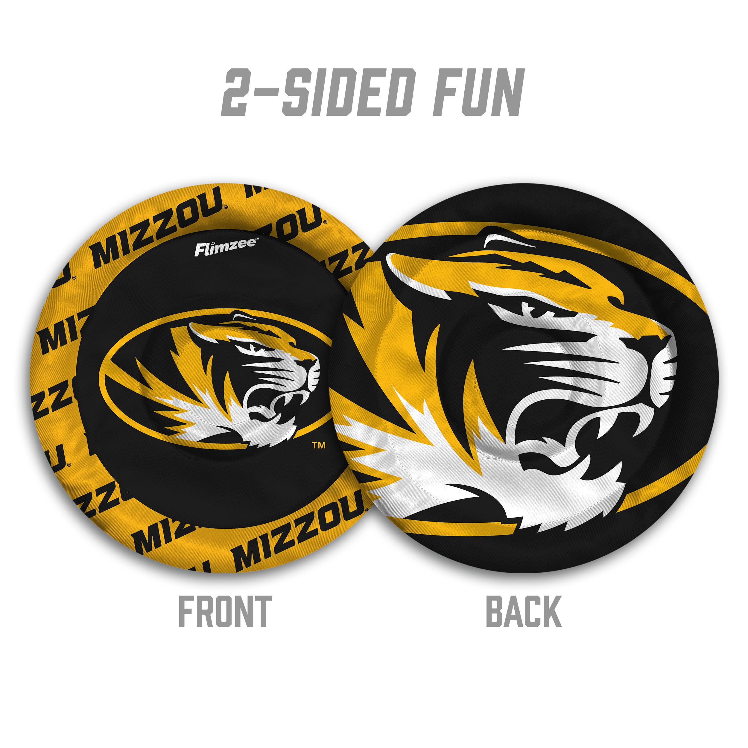YouTheFan NCAA Missouri Tigers Flimzee Bean-Bag Flying Disc - Sports Collectibles, Sports Memorabilia, Sports Fan Shop, Sports Gifts