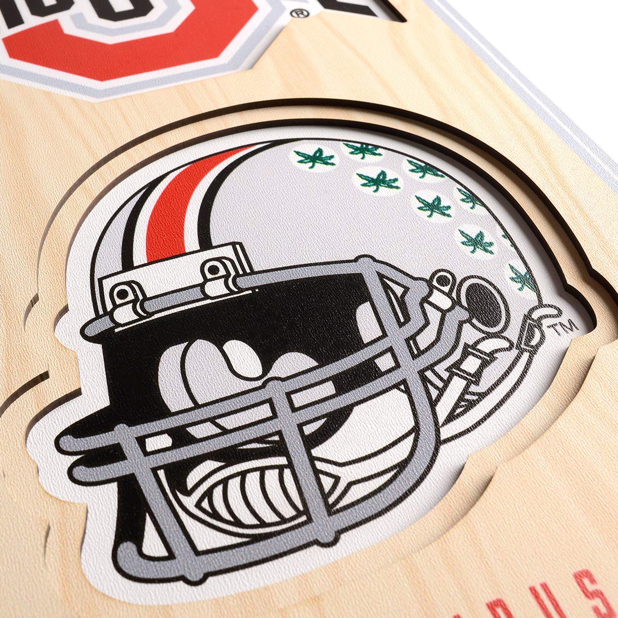 YouTheFan NCAA Ohio State Buckeyes 3D Stadium 8x32 Banner - Ohio Stadium - Sports Collectibles, Sports Memorabilia, Sports Fan Shop, Sports Gifts