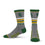For Bare Feet Mens NCAA Baylor Bears 5 Star Crew Sock Marble Grey Large - Sports Gifts, Sports Memorabilia, Sports Collectibles, Fan Shop