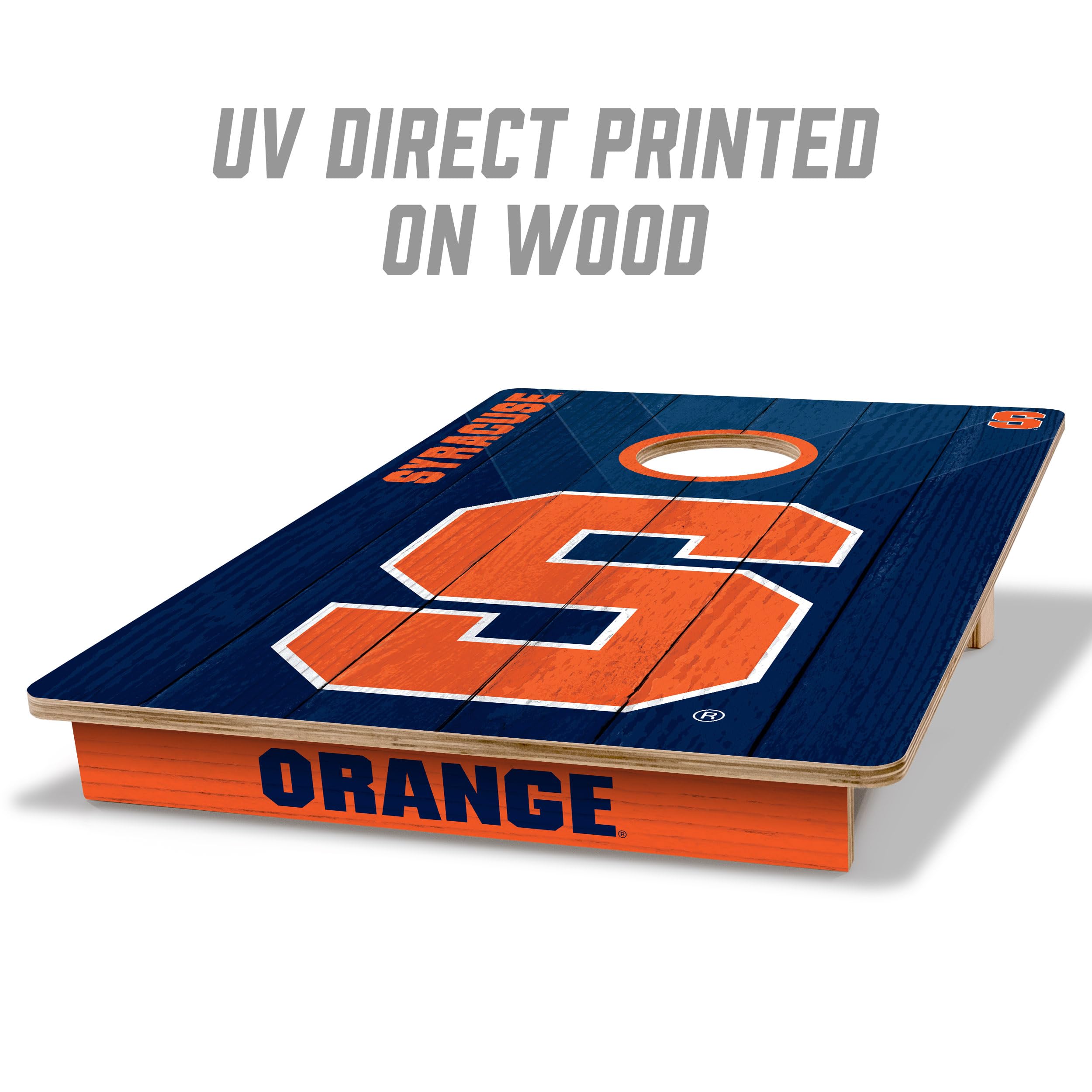 YouTheFan NCAA Syracuse Orange 2’ x 3’ Wood Cornhole Game with Logo Bags - Sports Collectibles, Sports Memorabilia, Sports Fan Shop, Sports Gifts