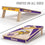 YouTheFan NFL Minnesota Vikings 2’ x 4’ Professional Wood Cornhole Game with Logo Bags - Sports Collectibles, Sports Memorabilia, Sports Fan Shop, Sports Gifts