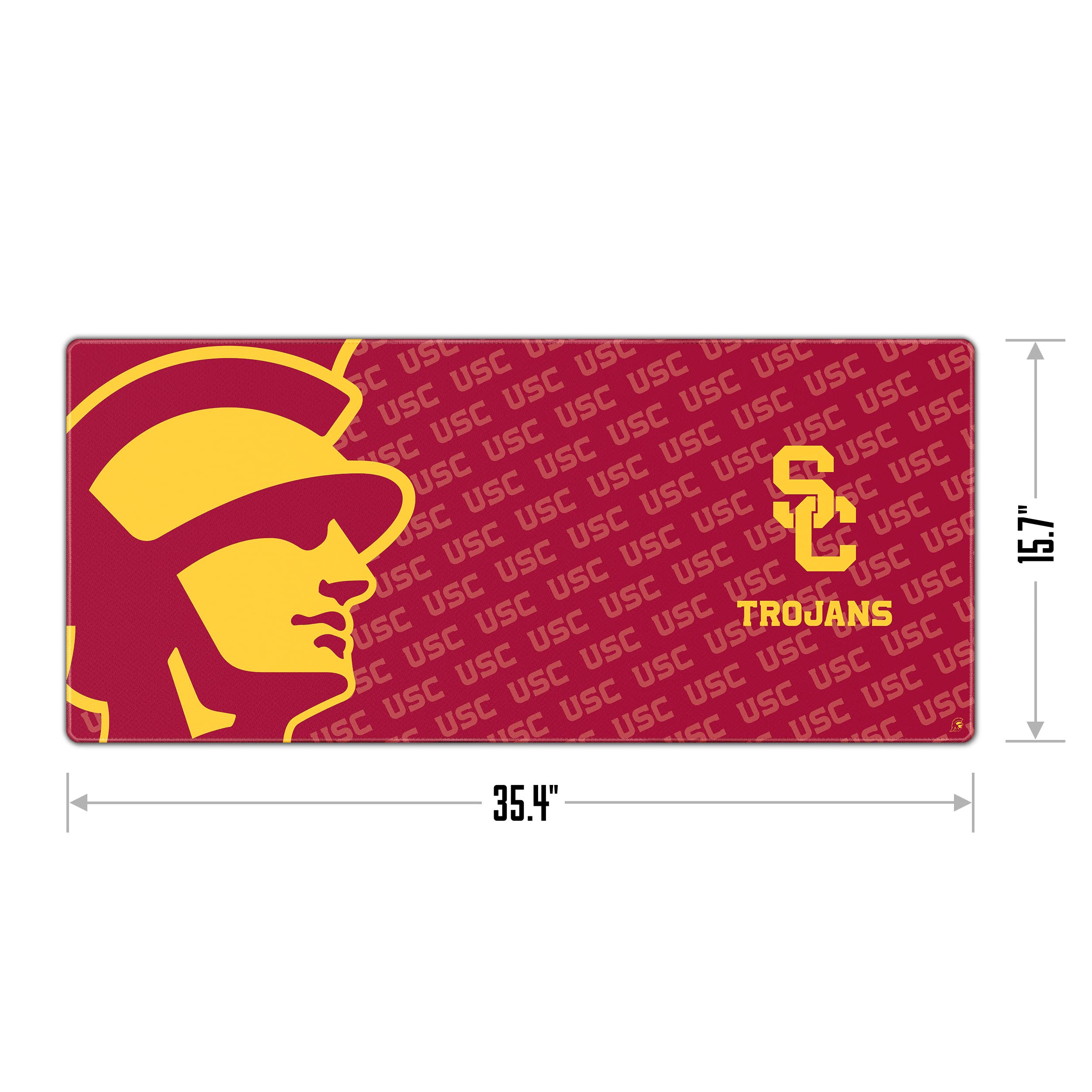 YouTheFan NCAA USC Trojans Logo Series Desk Pad - Sports Collectibles, Sports Memorabilia, Sports Fan Shop, Sports Gifts