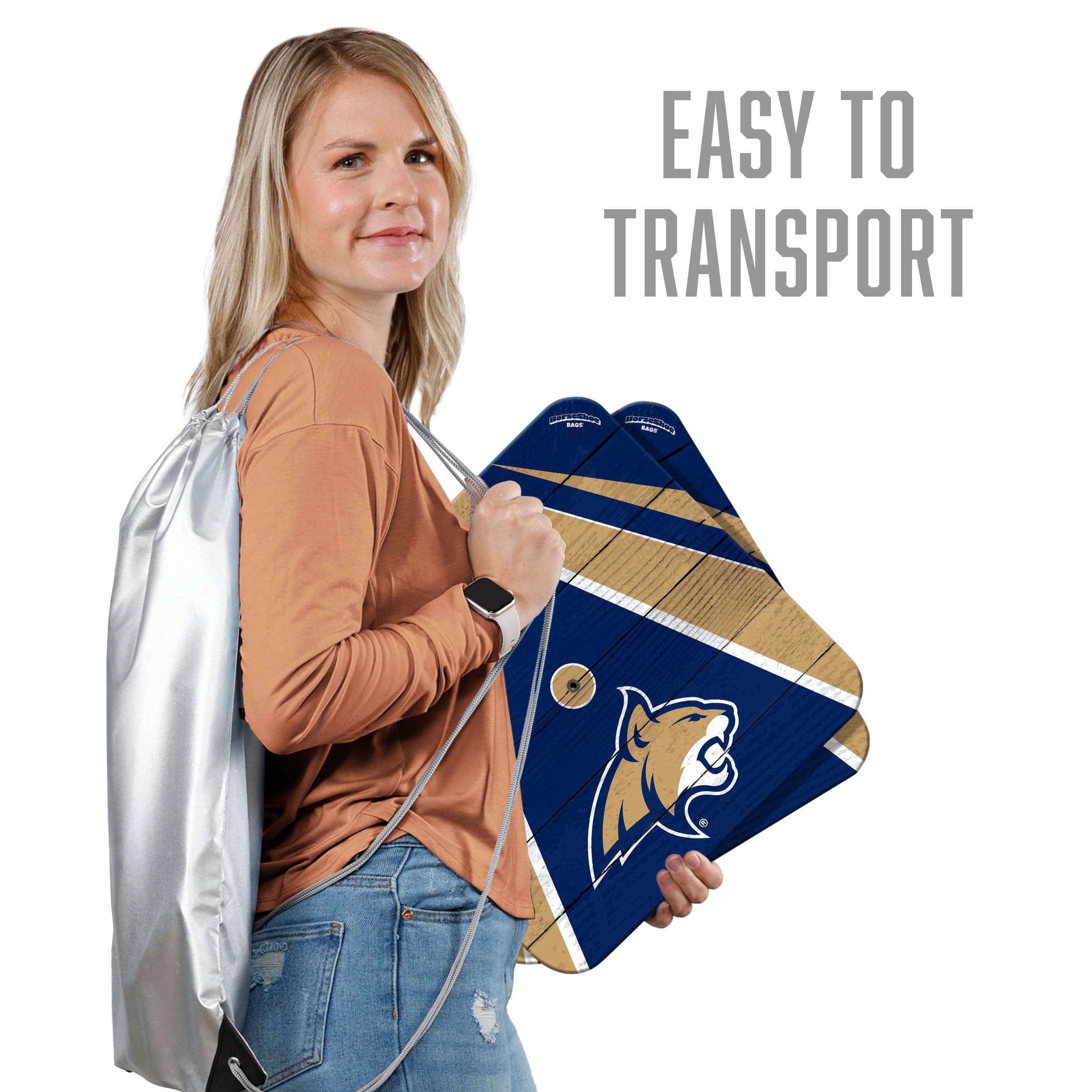 YouTheFan NCAA Montana State Bobcats Horseshoe Bags - Sports Collectibles, Sports Memorabilia, Sports Fan Shop, Sports Gifts