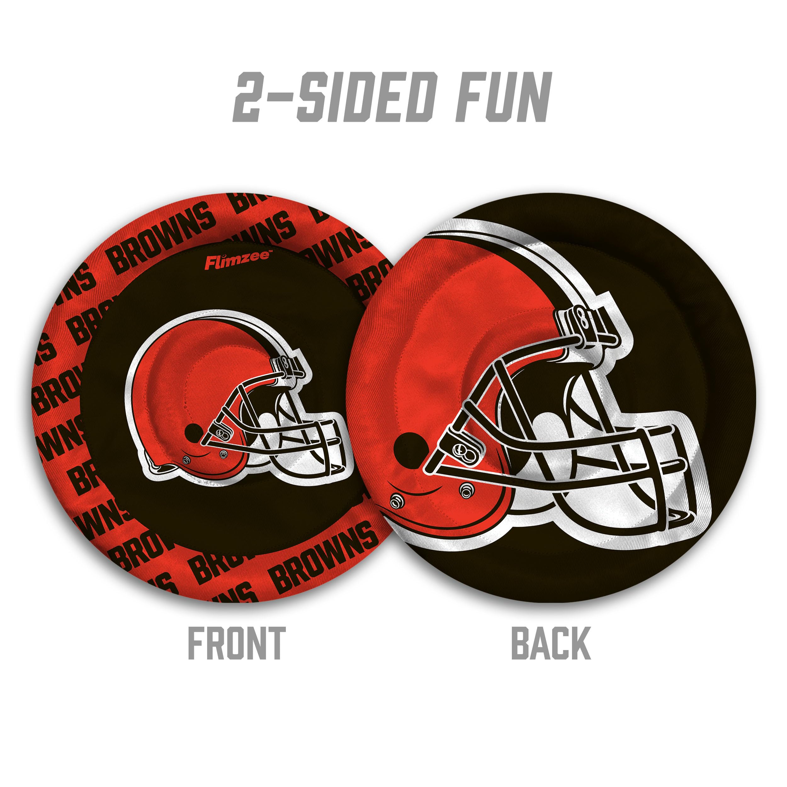 YouTheFan NFL Cleveland Browns Flimzee Bean-Bag Flying Disc - Sports Collectibles, Sports Memorabilia, Sports Fan Shop, Sports Gifts