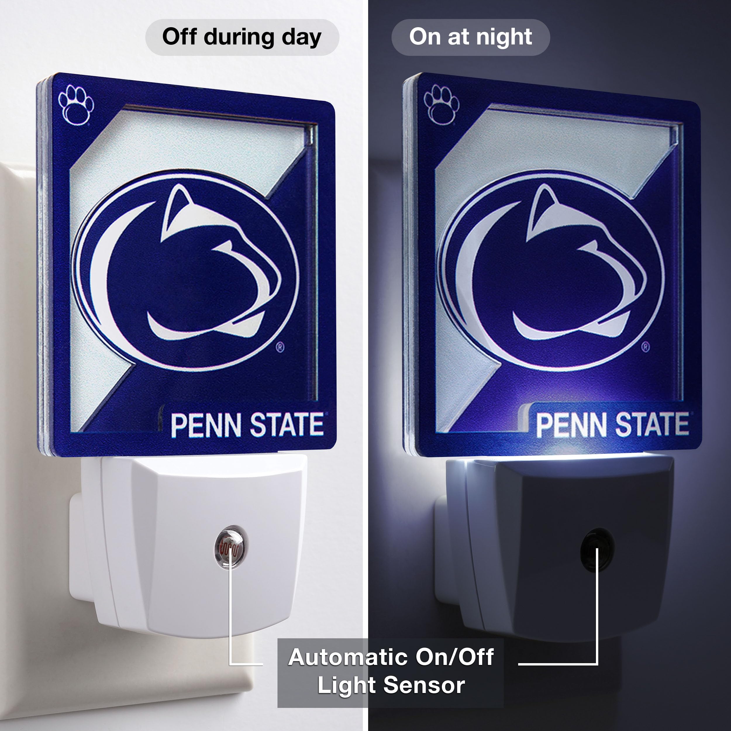 YouTheFan NCAA Penn State Nittany Lions Logo Series Nite Light - Sports Collectibles, Sports Memorabilia, Sports Fan Shop, Sports Gifts
