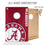YouTheFan NCAA Alabama Crimson Tide 2’ x 3’ Wood Cornhole Game with Logo Bags - Sports Collectibles, Sports Memorabilia, Sports Fan Shop, Sports Gifts