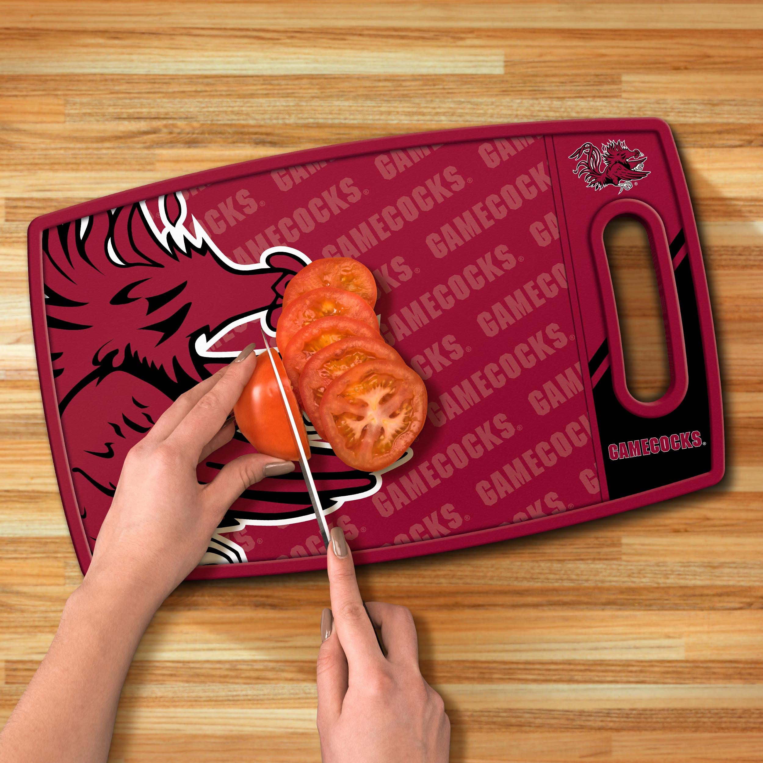 YouTheFan NCAA South Carolina Gamecocks Logo Series Cutting Board - Sports Collectibles, Sports Memorabilia, Sports Fan Shop, Sports Gifts