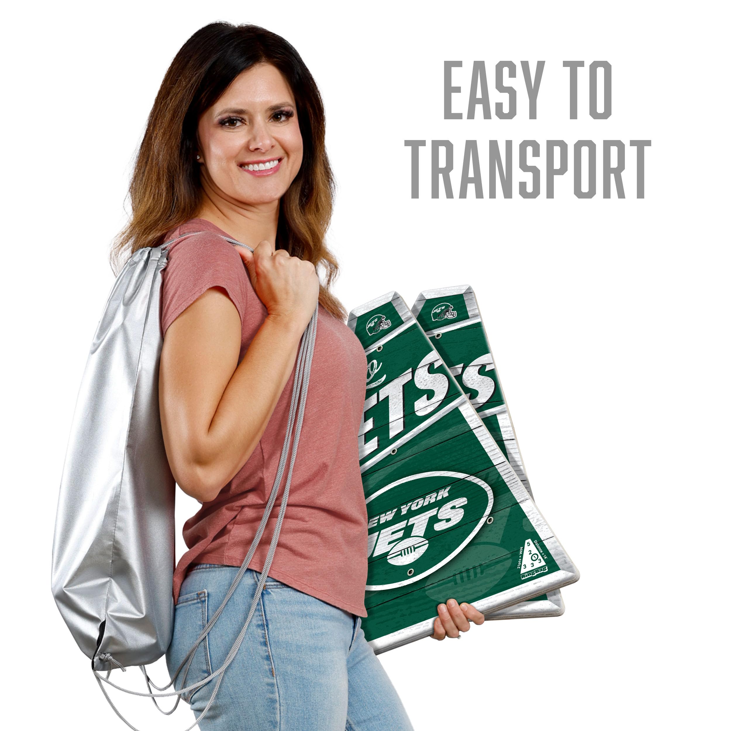 YouTheFan NFL New York Jets RingBag - Sports Collectibles, Sports Memorabilia, Sports Fan Shop, Sports Gifts