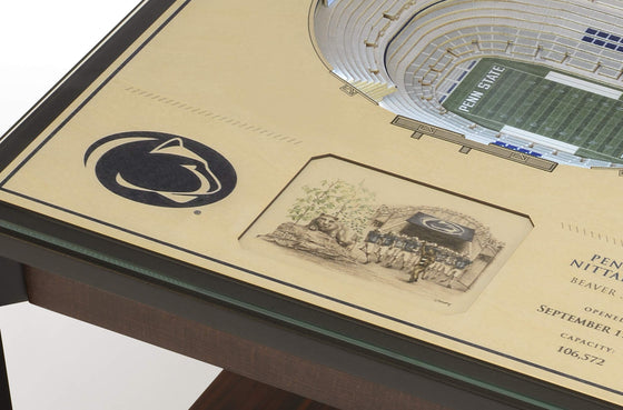 YouTheFan NCAA Penn State Nittany Lions 25-Layer StadiumViews Lighted End Table - Beaver Stadium - Sports Collectibles, Sports Memorabilia, Sports Fan Shop, Sports Gifts