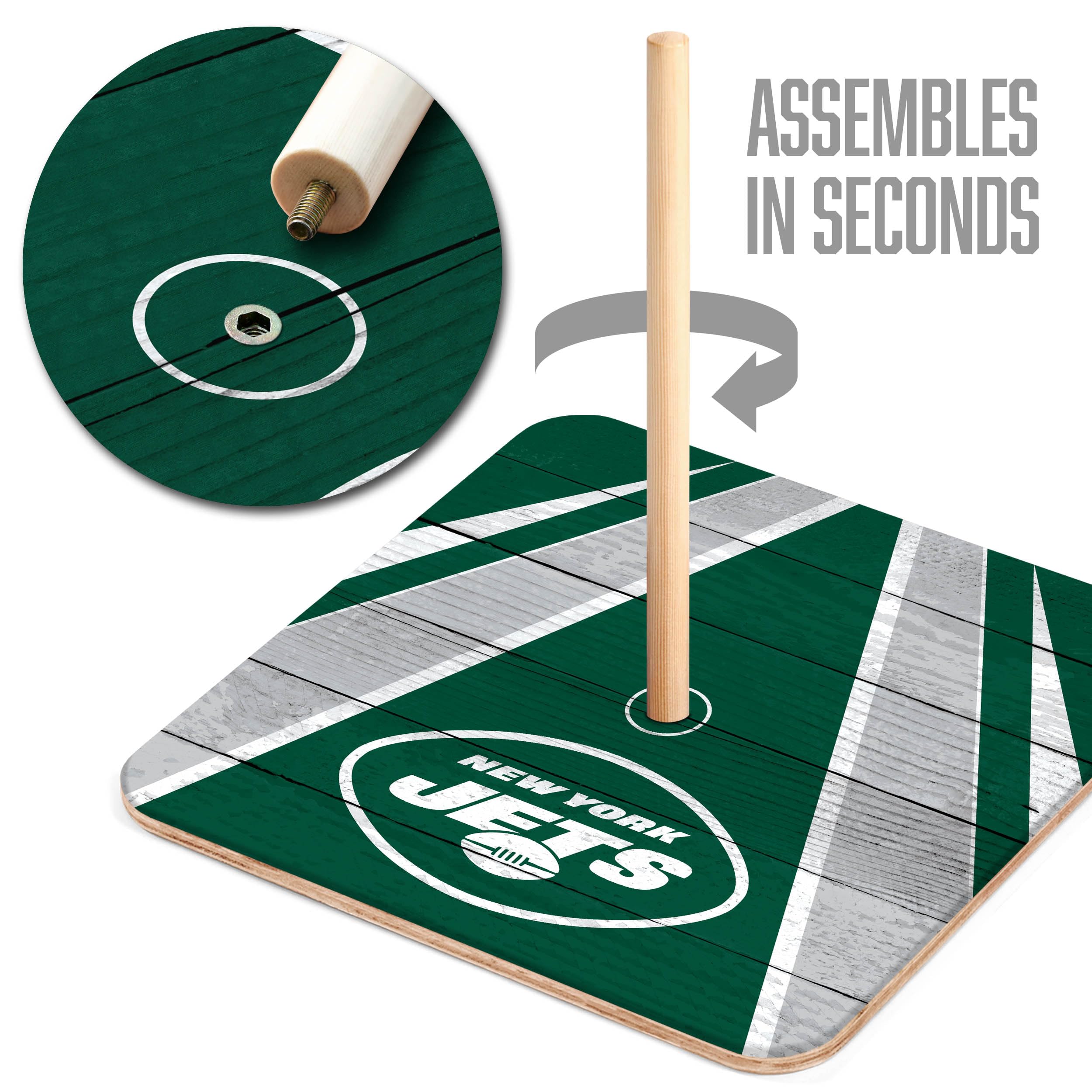 YouTheFan NFL New York Jets Horseshoe Bags Game - Sports Collectibles, Sports Memorabilia, Sports Fan Shop, Sports Gifts