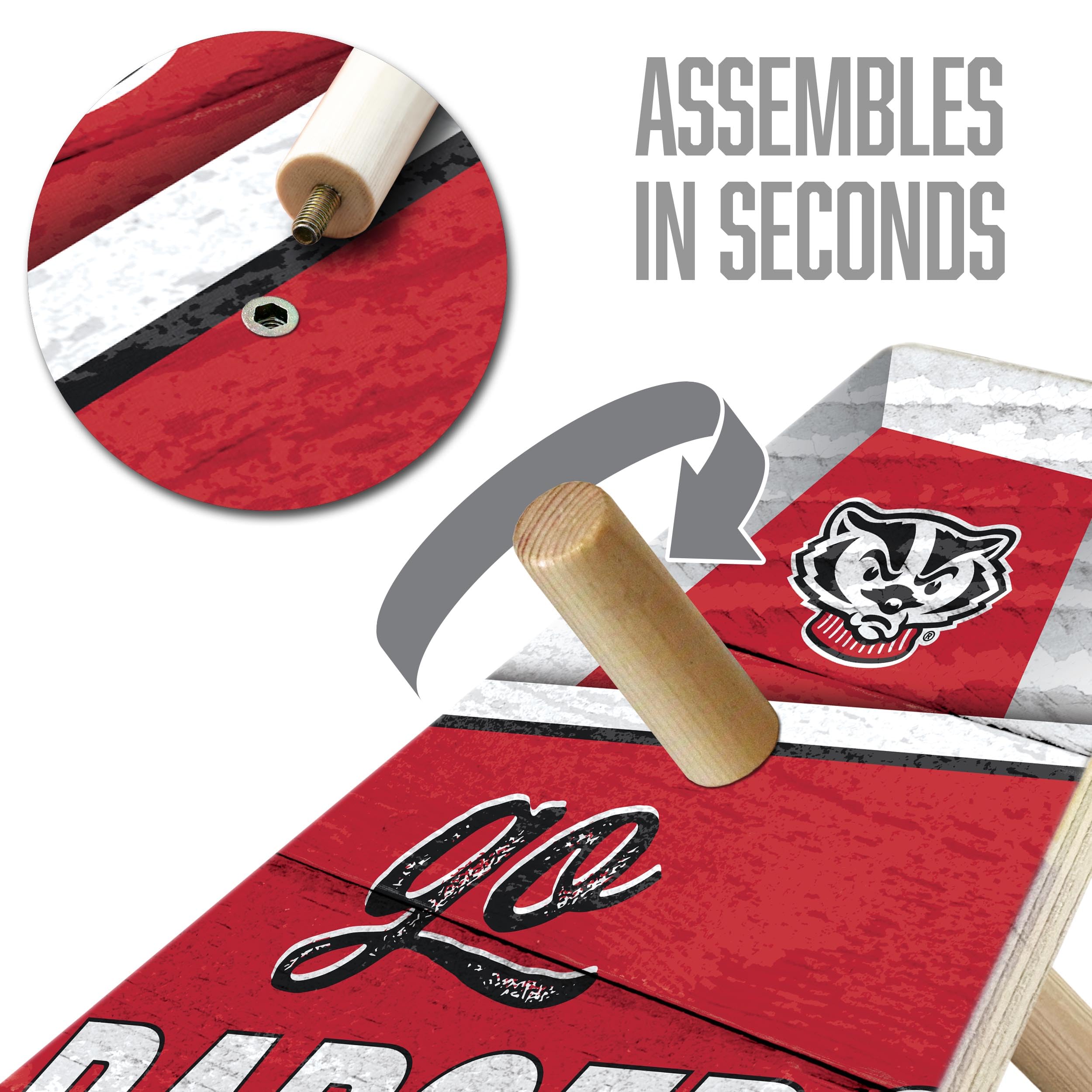 YouTheFan NCAA Wisconsin Badgers Ringbag - Sports Collectibles, Sports Memorabilia, Sports Fan Shop, Sports Gifts