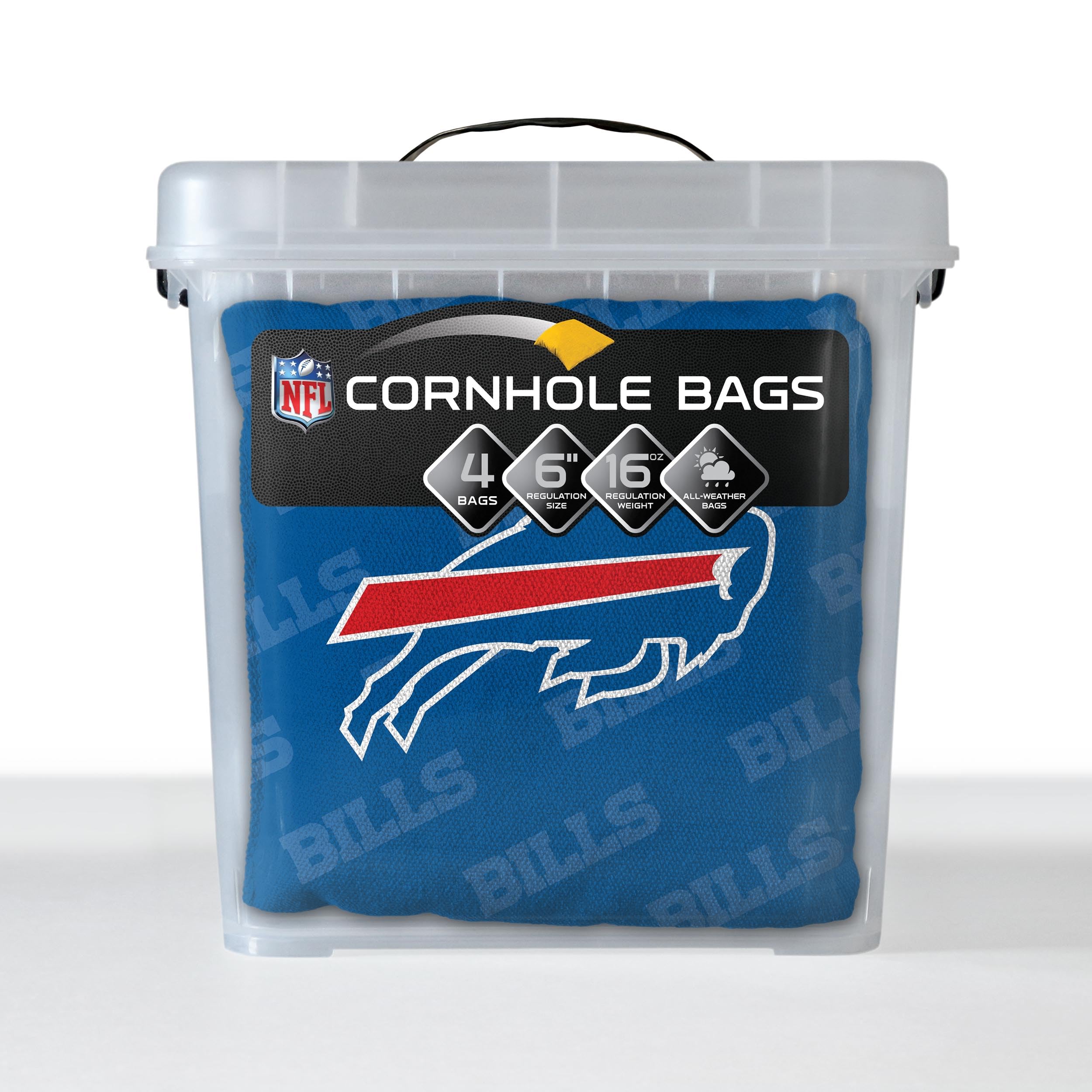 YouTheFan NFL Buffalo Bills Cornhole Bags - 4PK - Blue - Sports Collectibles, Sports Memorabilia, Sports Fan Shop, Sports Gifts