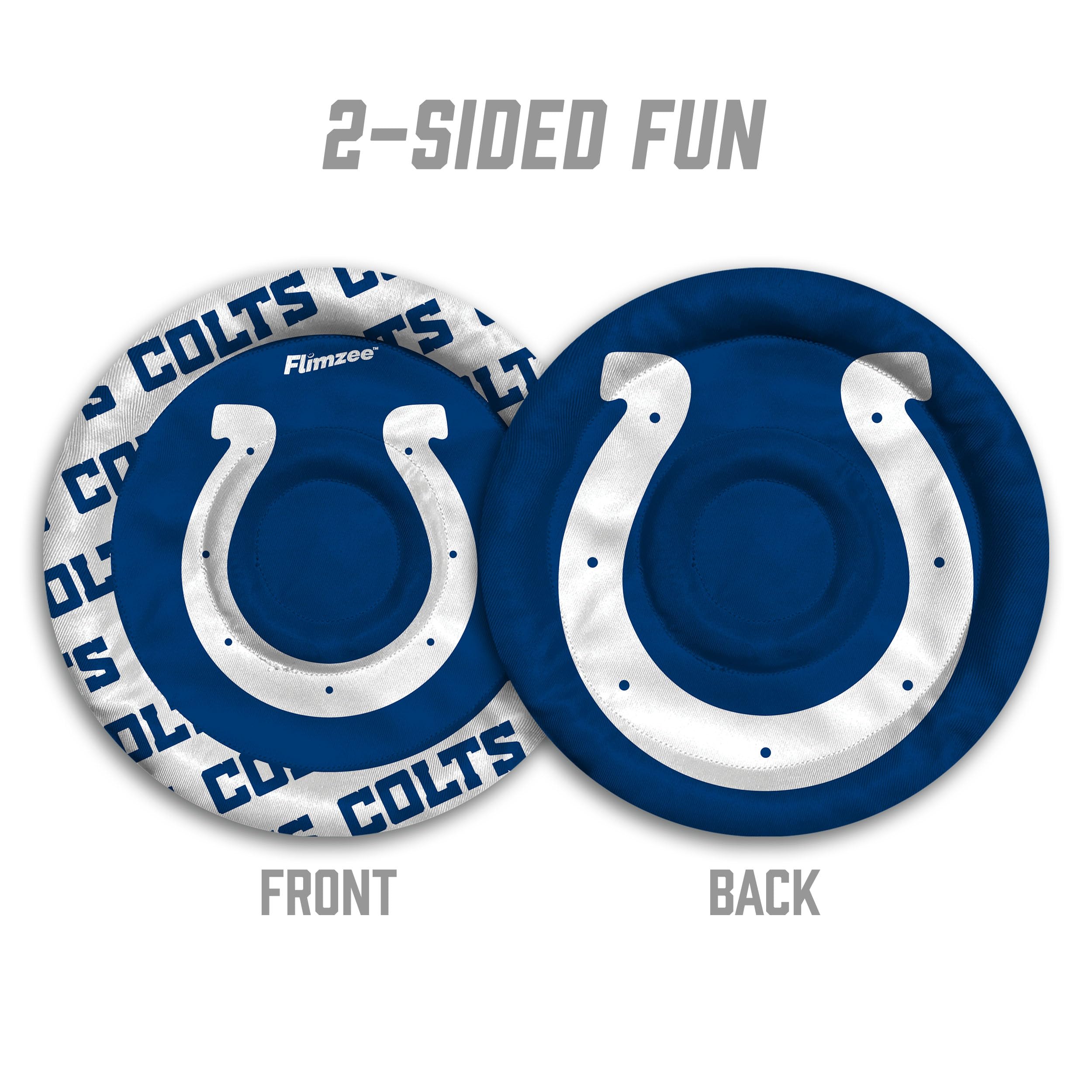 YouTheFan NFL Indianapolis Colts Flimzee Bean-Bag Flying Disc - Sports Collectibles, Sports Memorabilia, Sports Fan Shop, Sports Gifts