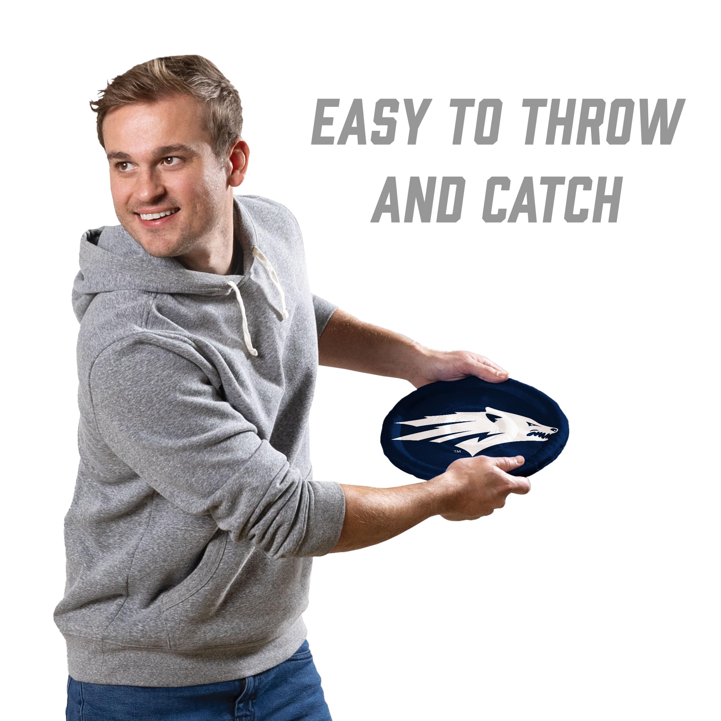 YouTheFan NCAA Nevada Wolf Pack Flimzee Bean-Bag Flying Disc - Sports Collectibles, Sports Memorabilia, Sports Fan Shop, Sports Gifts
