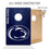 YouTheFan NCAA Penn State Nittany Lions 2’ x 3’ Wood Cornhole Game with Logo Bags - Sports Collectibles, Sports Memorabilia, Sports Fan Shop, Sports Gifts