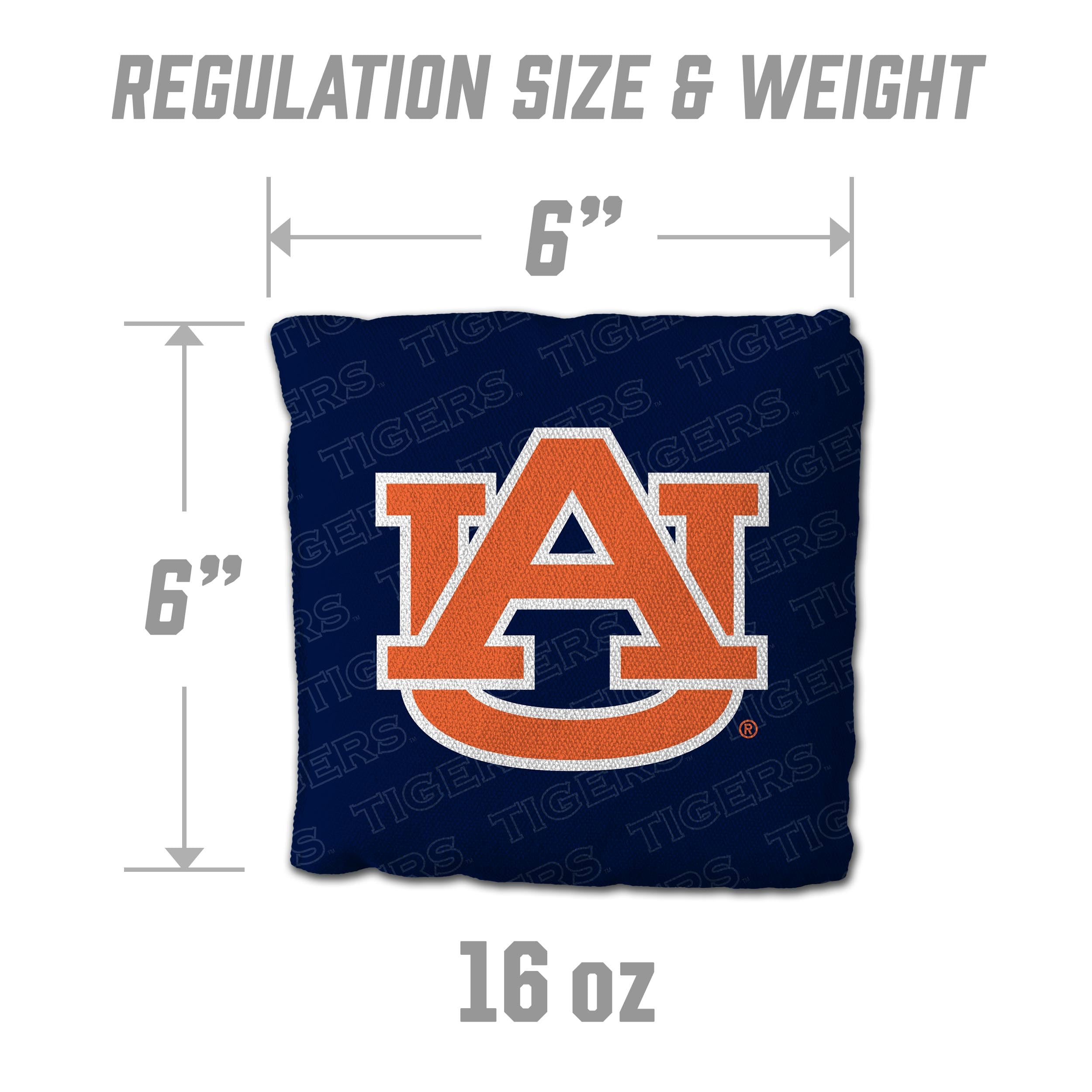 YouTheFan NCAA Auburn Tigers Cornhole Bags - 4PK - Blue - Sports Collectibles, Sports Memorabilia, Sports Fan Shop, Sports Gifts