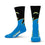 For Bare Feet NFL LOS ANGELES CHARGERS Black Wave Crew Sock Team Color YOUTH - Sports Gifts, Sports Memorabilia, Sports Collectibles, Fan Shop