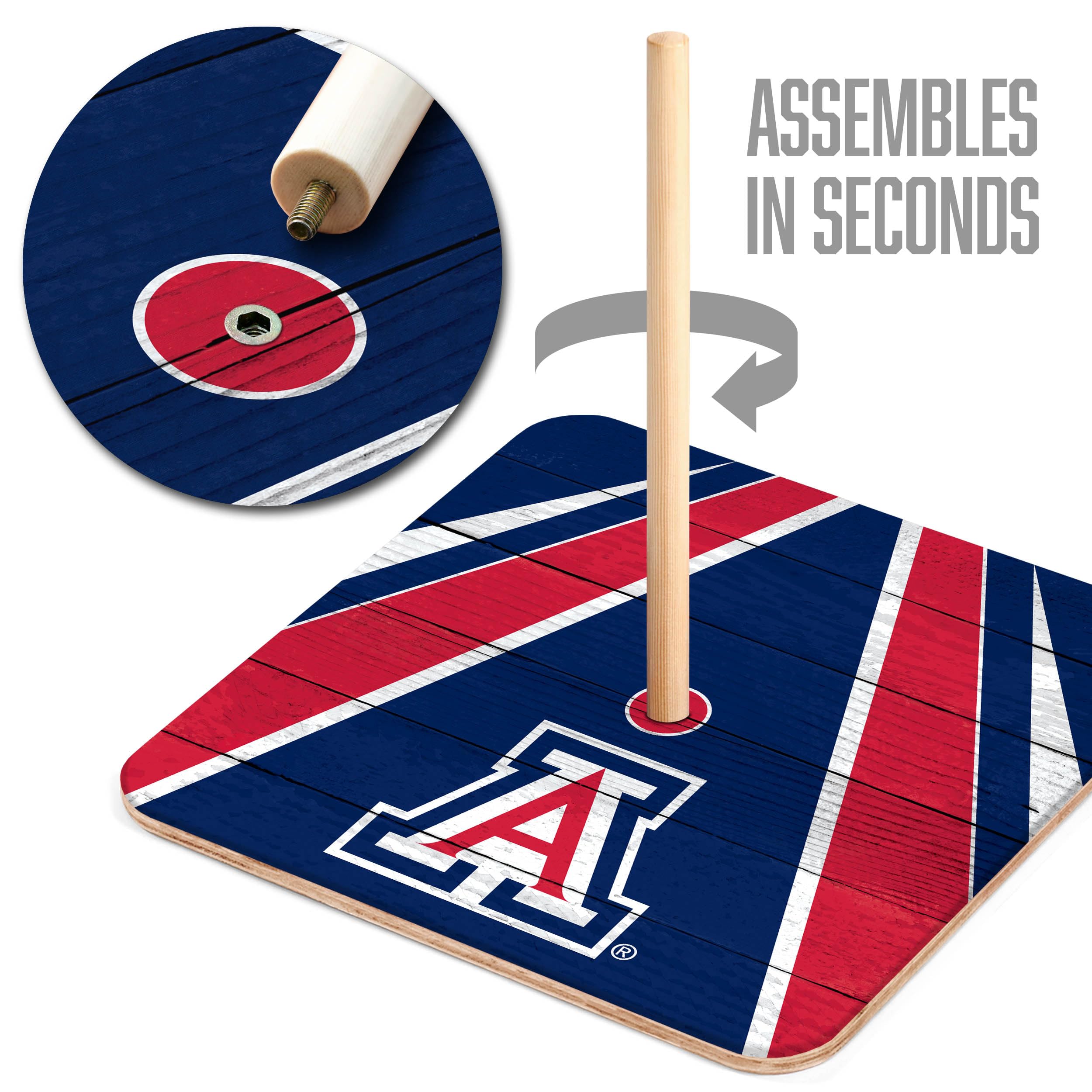 YouTheFan NCAA Arizona Wildcats Horseshoe Bags - Sports Collectibles, Sports Memorabilia, Sports Fan Shop, Sports Gifts
